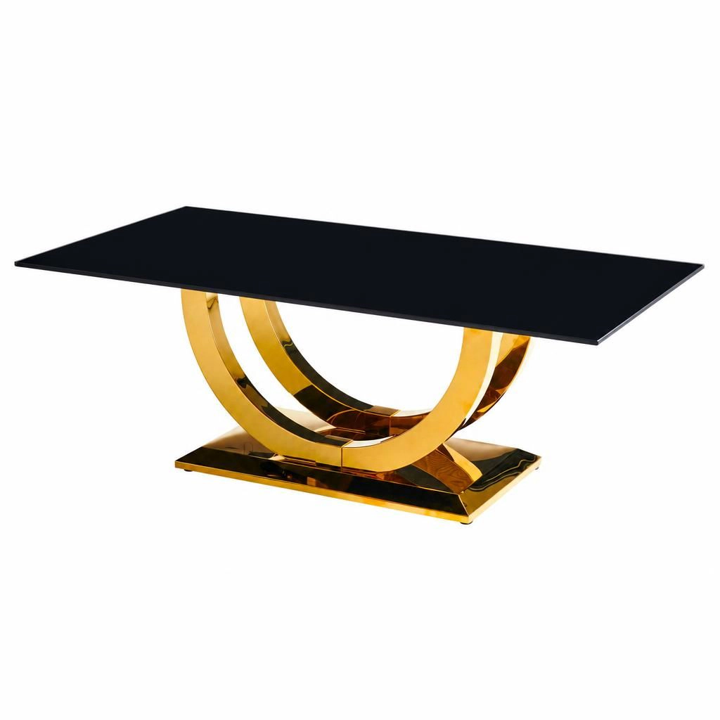 GOODSILO Modern Durable Rectangular Low Profile Coffee Table