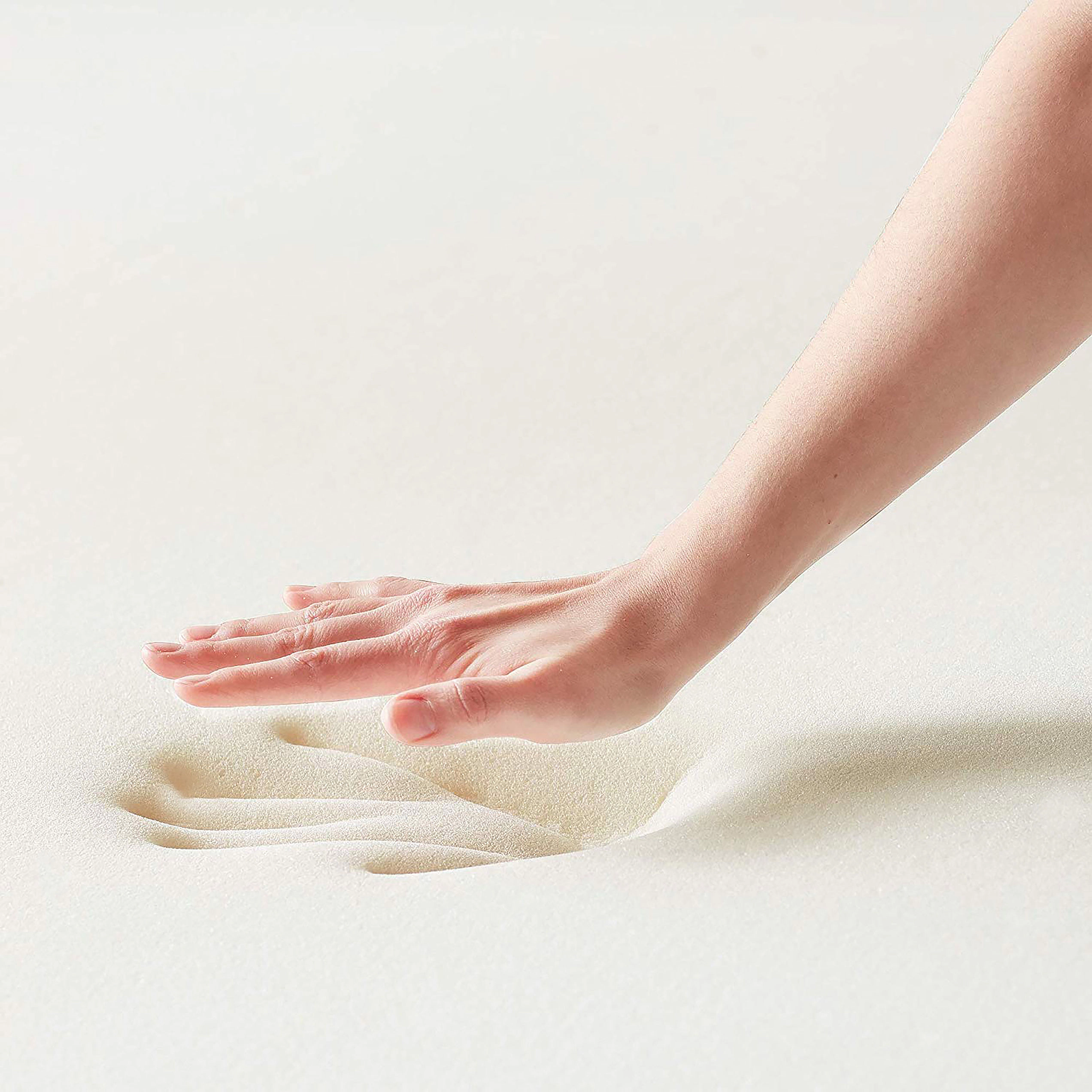 HSH Dream 3 Inch Memory Foam Mattress Topper – Cooling Viscose Cover Removable & Washable
