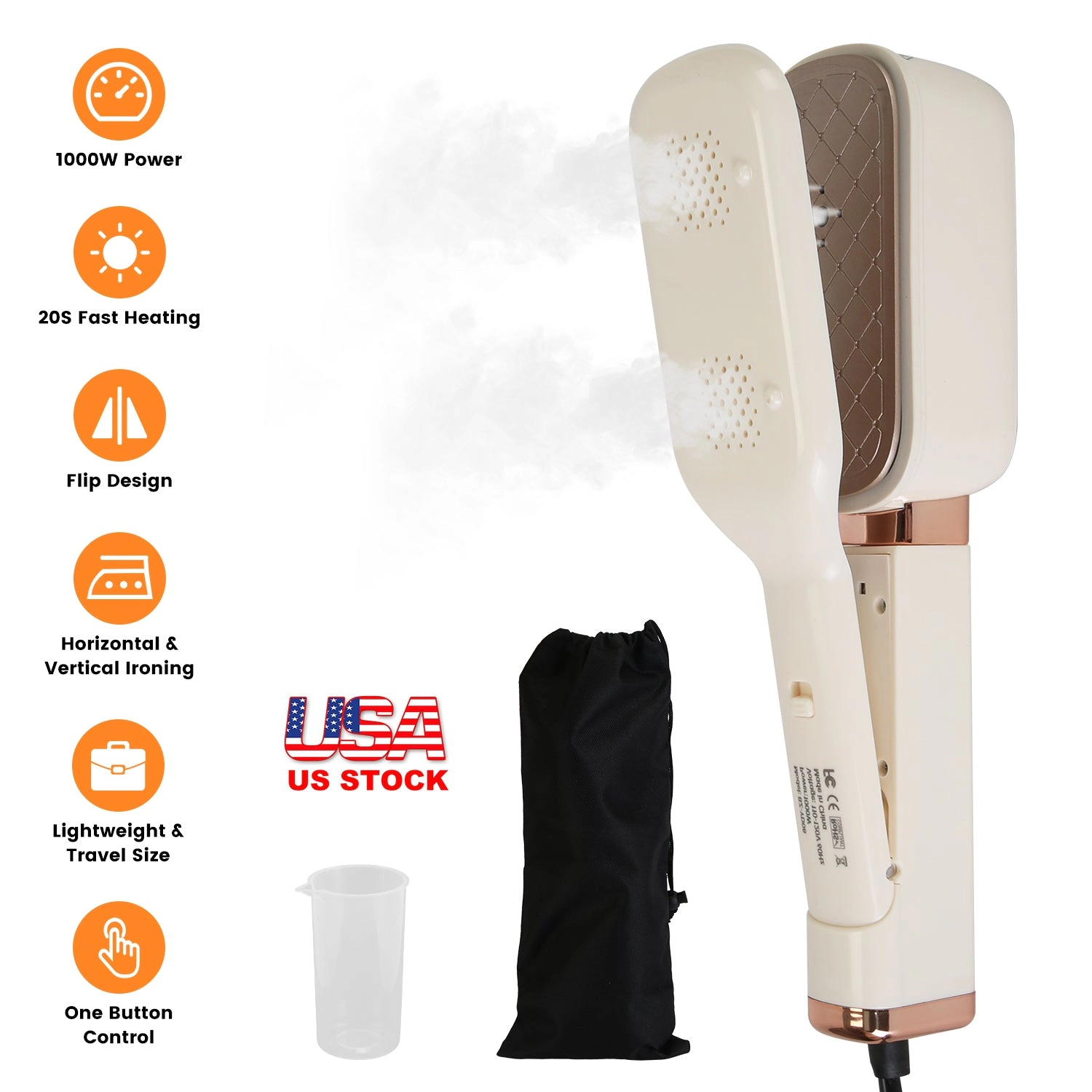 GBruno 3-in-1 Travel Steamer For Clothes