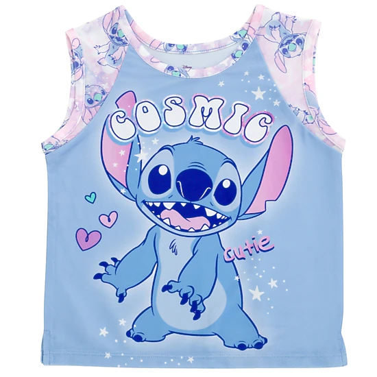 Disney Girls' Athletic Sleeveless Tank Top and Skort Set