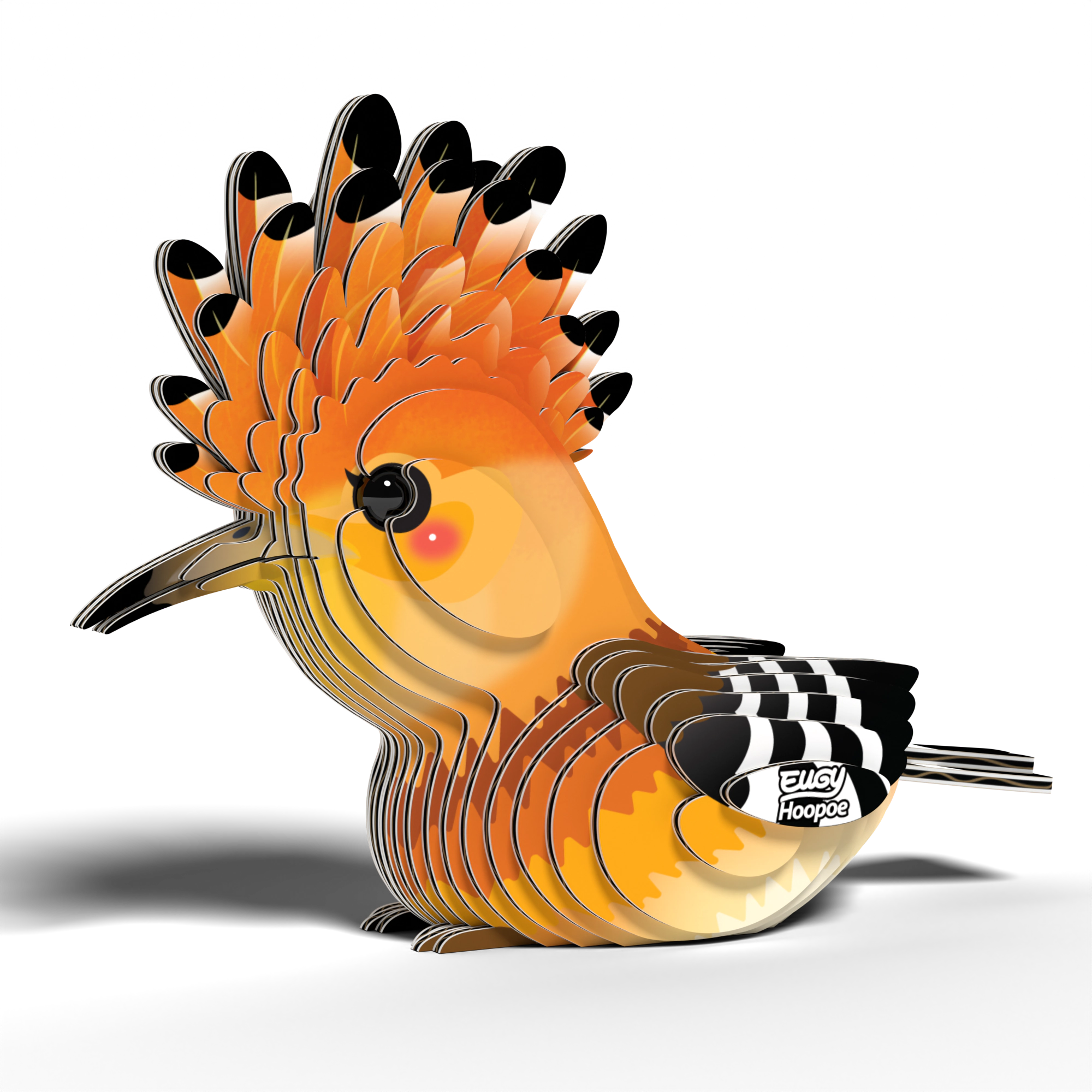 EUGY Hoopoe 3D Puzzle - contains 30 puzzle pieces