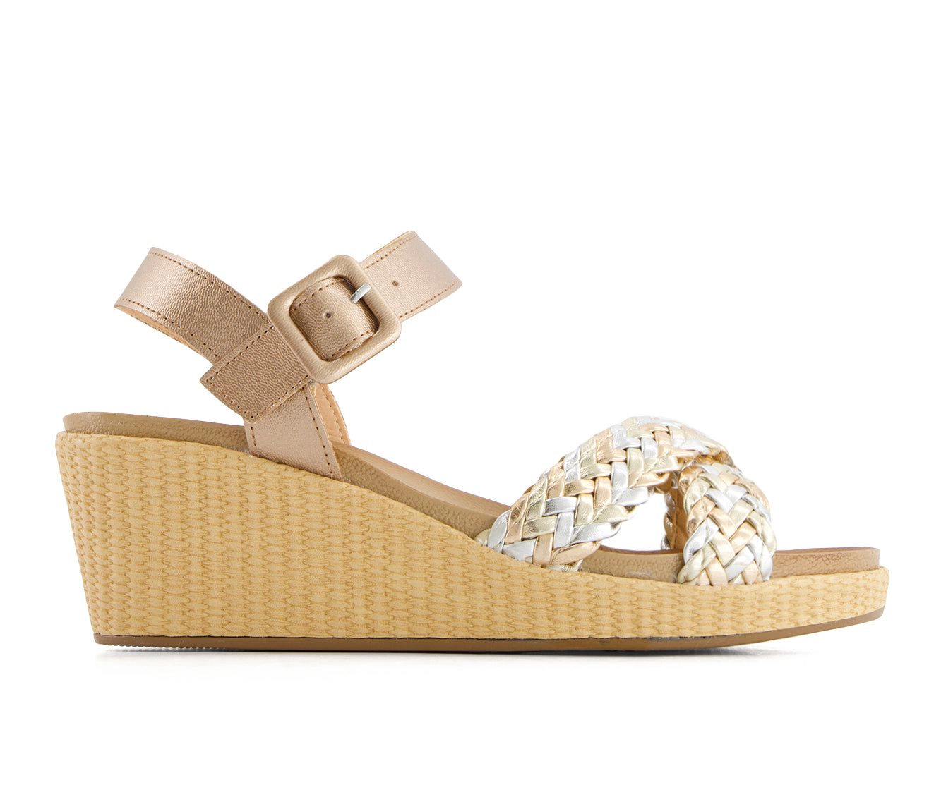 Andrea Womens Wedge Sandals
