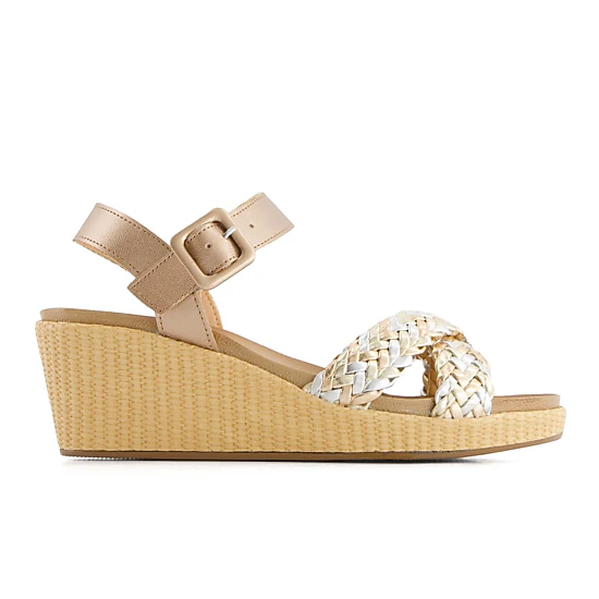 Andrea Womens Wedge Sandals
