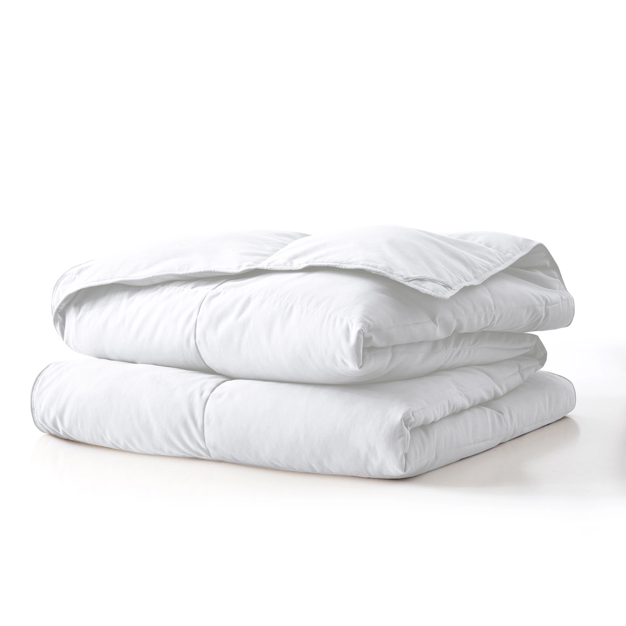 Unikome Lightweight White Goose Down Feather Fiber Comforter – Soft, Breathable & Noiseless Duvet