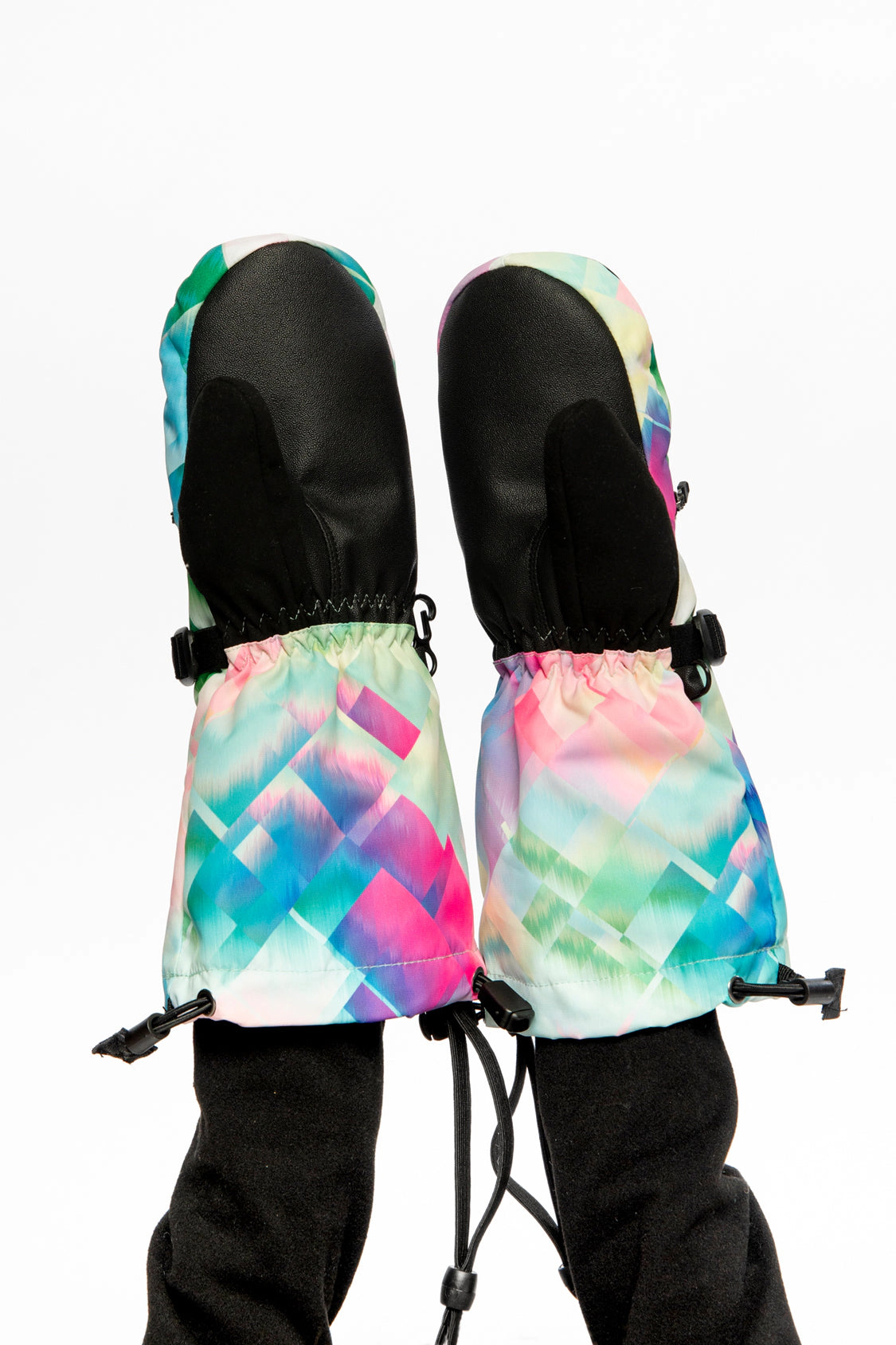 Deux par Girls Teknik Diamond Pattern Cordura-Reinforced Winter Mittens