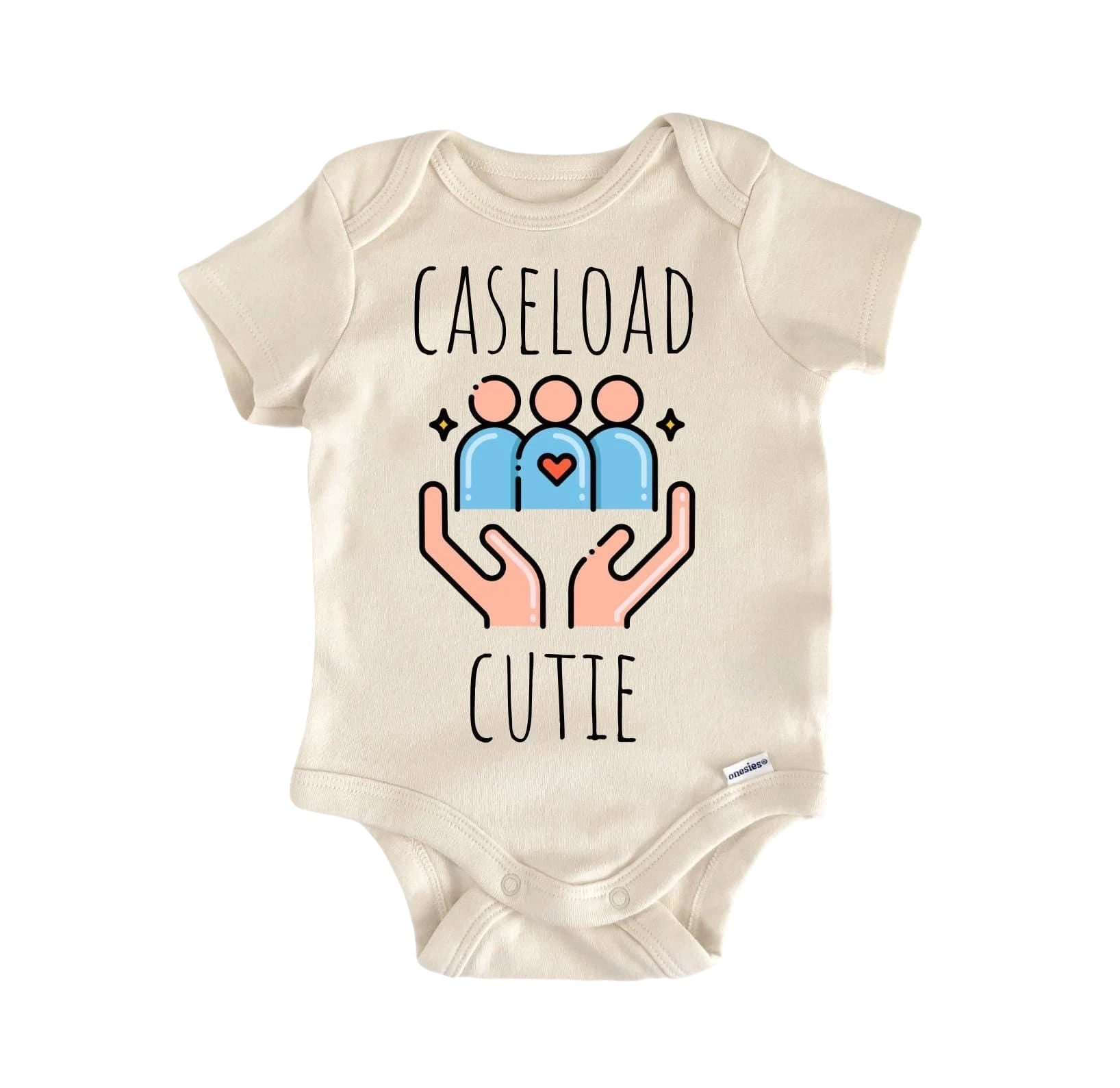 NOFO VIBES Unisex Social Worker Newborn Outfit Baby Bodysuit
