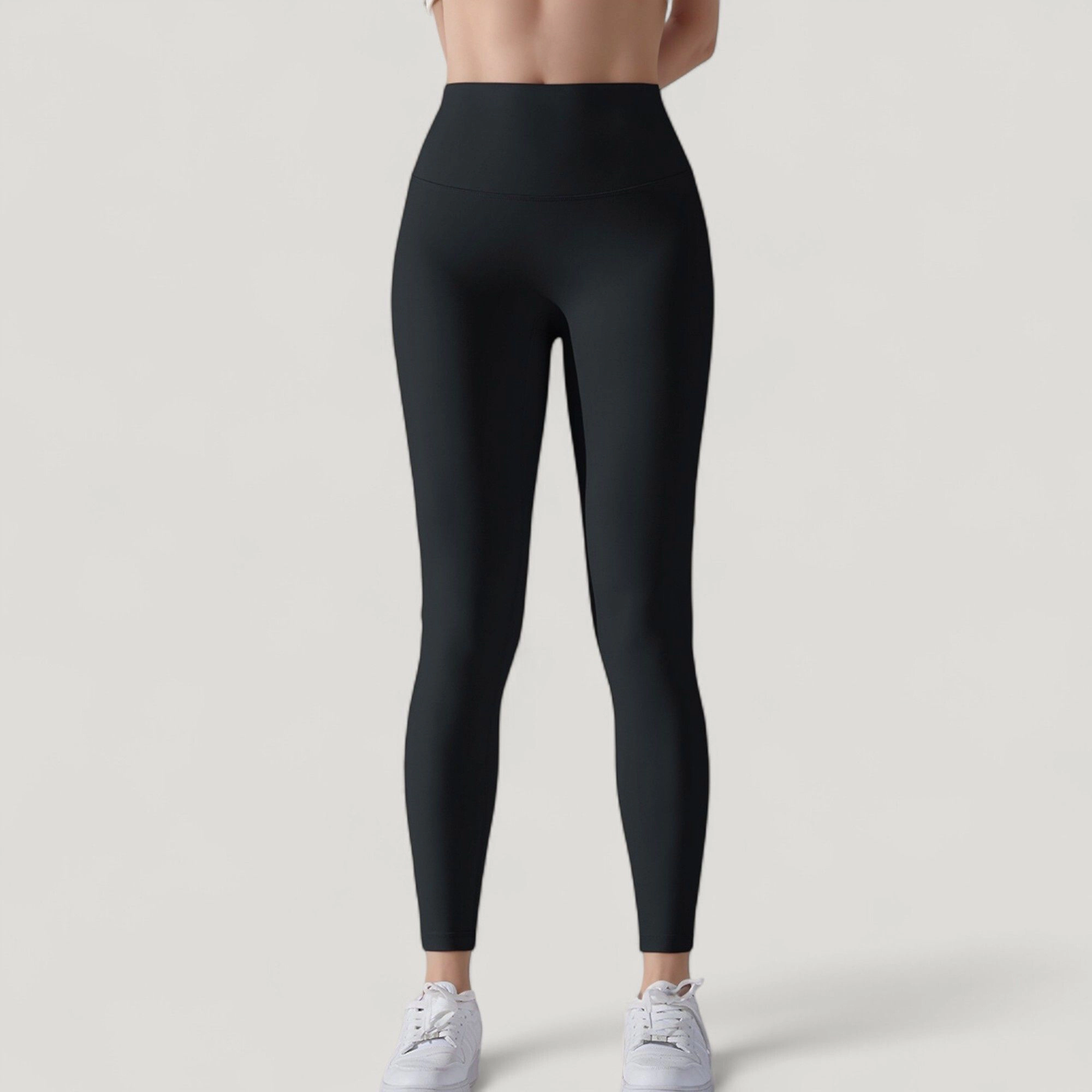 Anna-Kaci Active Women's High Waist Seamless Full Length Leggings with Wide Waistband