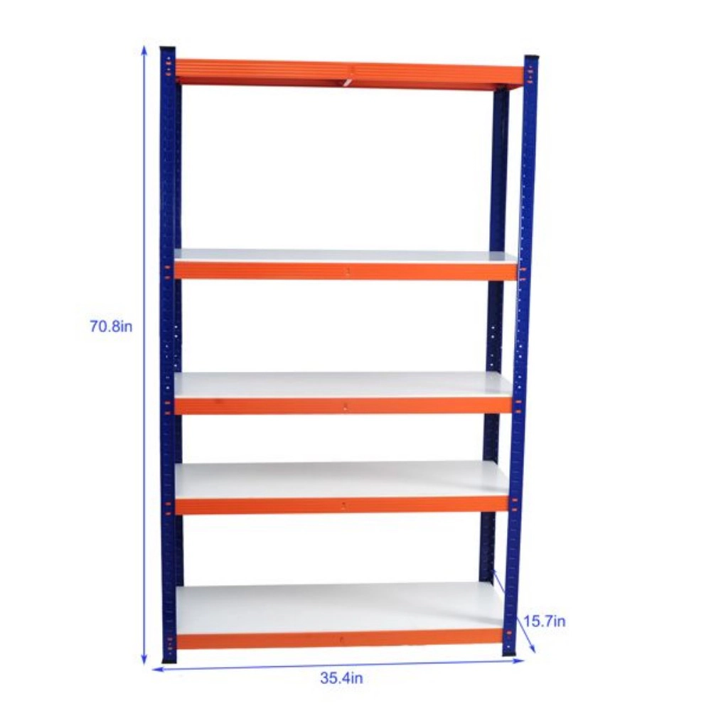 Flynama 4 Level Heavy Duty Garage Shelving 4400 LBS Adjustable Metal Utility Industrial Rack for Store