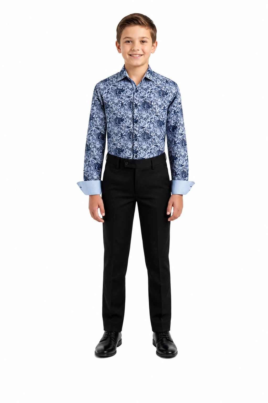 Elie Balleh Boys Slim Fit Boys' Printed Shirt