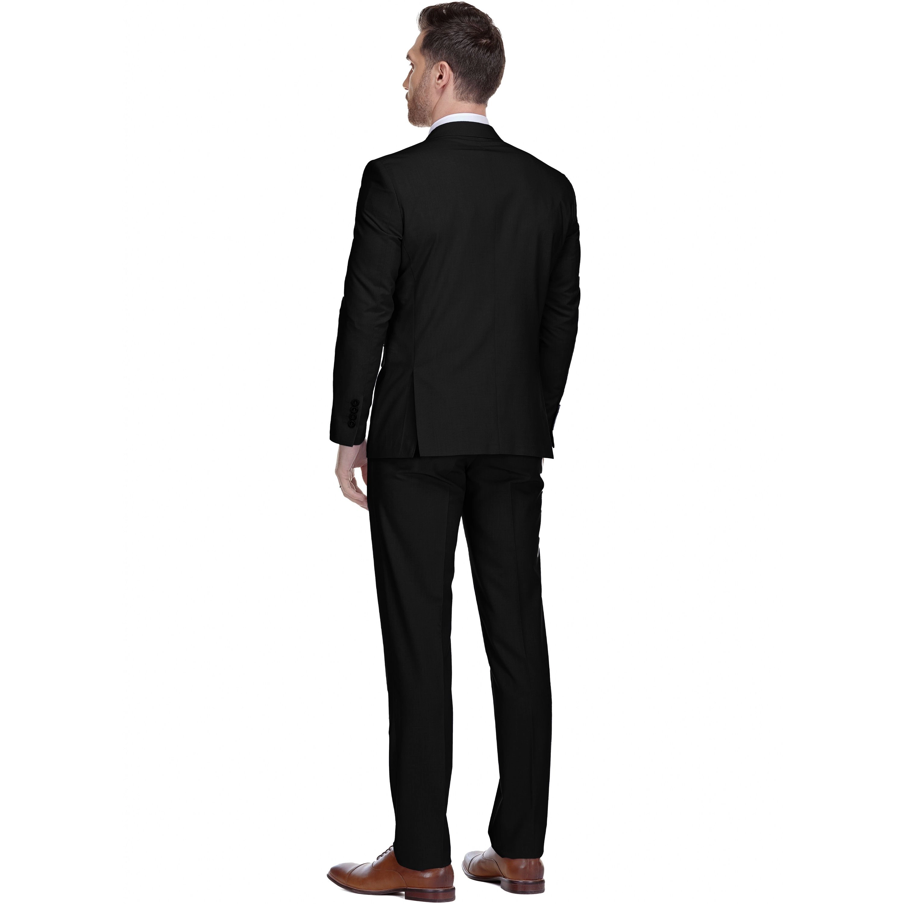 Gino Vitale Men's 2-Piece Stretch Slim-Fit Suit
