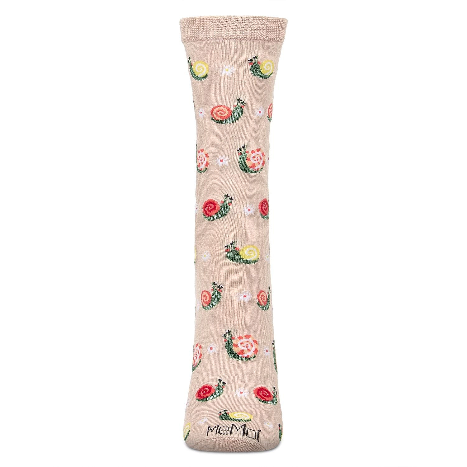 MeMoi Women's Snails Rayon From Bamboo Crew Socks