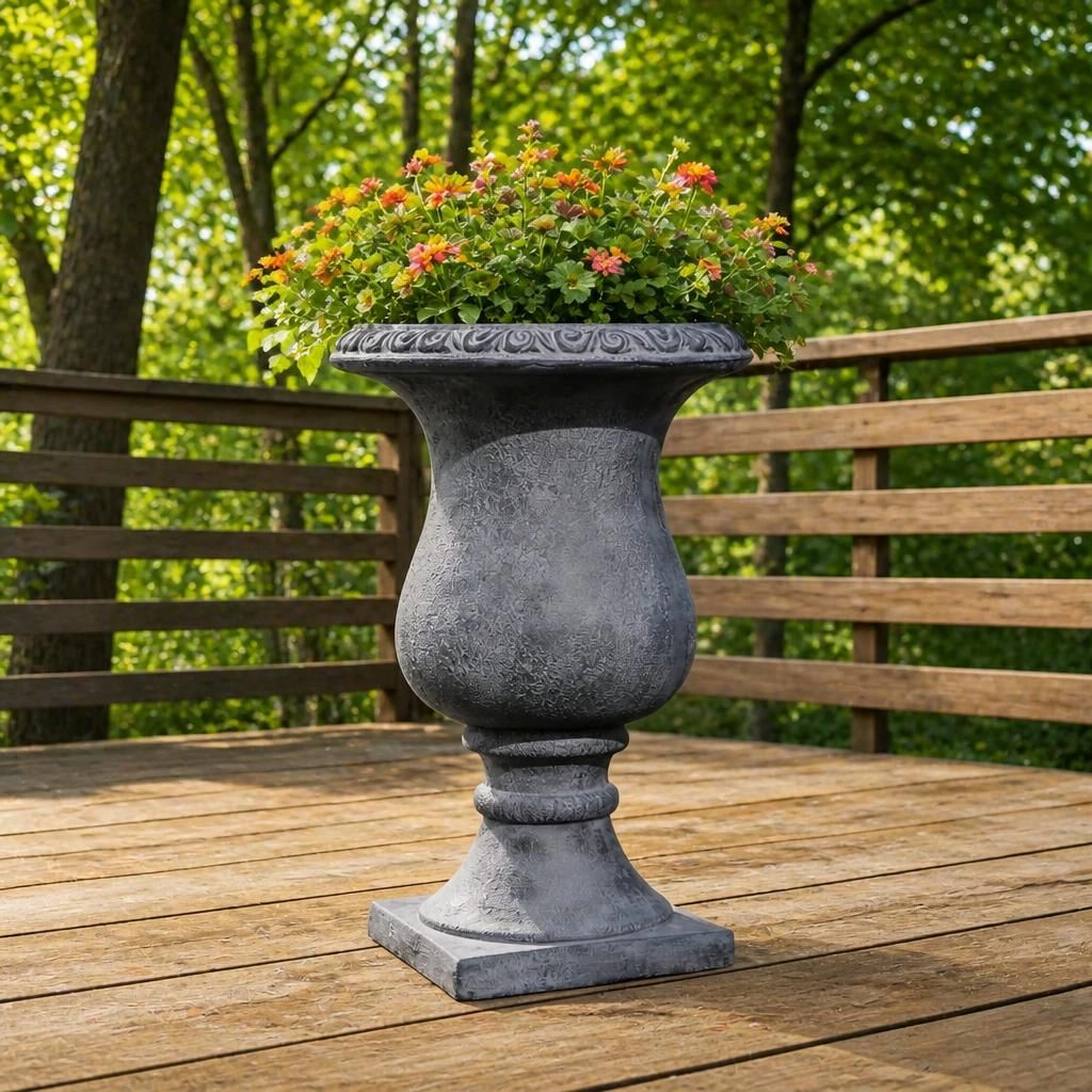 WOW PIONEER Large Tall Decorative Outdoor Planter