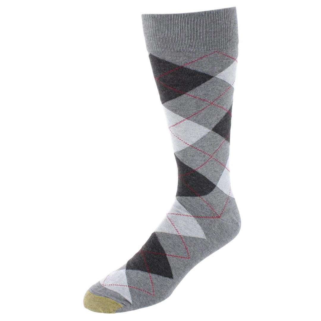 Gold Toe Men's Big & Tall Carylyle Argyle Crew Socks (3 Pairs)