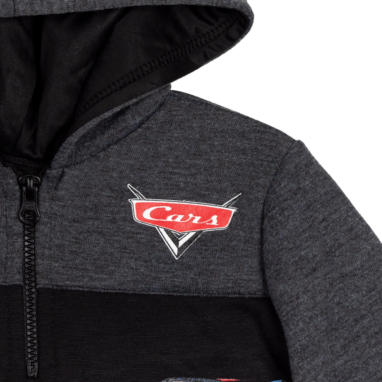 Disney Cars Lightning McQueen Boys' Fleece Quarter-Zip Hoodie