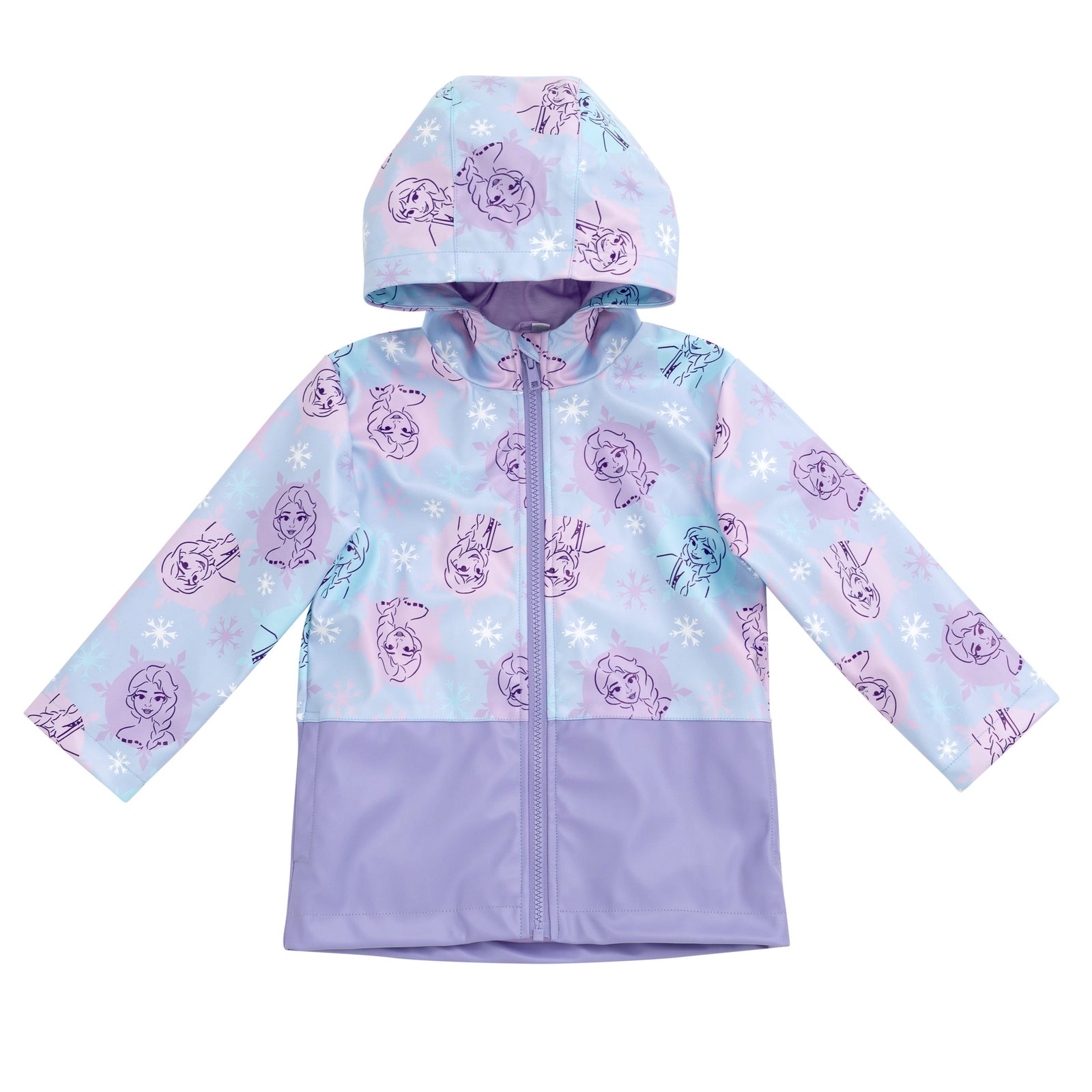 Disney Frozen Girls' Hooded Rain Jacket