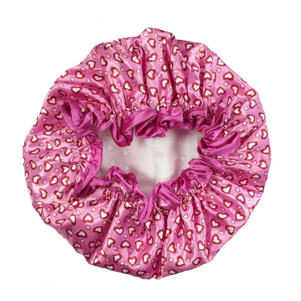 Wrapables Women's Trendy Satin Shower Cap