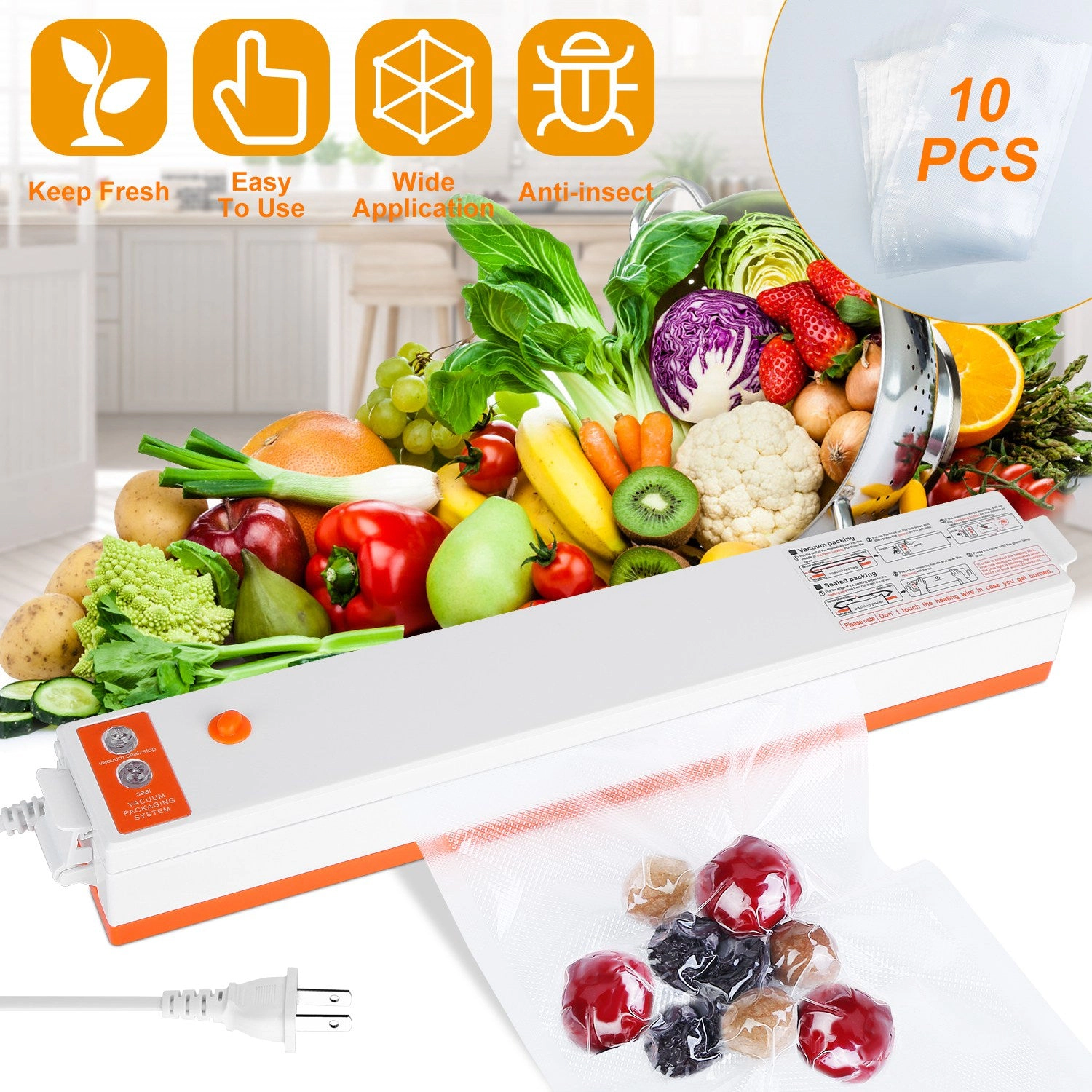 GBruno Automatic Electric Vacuum Sealer Machine