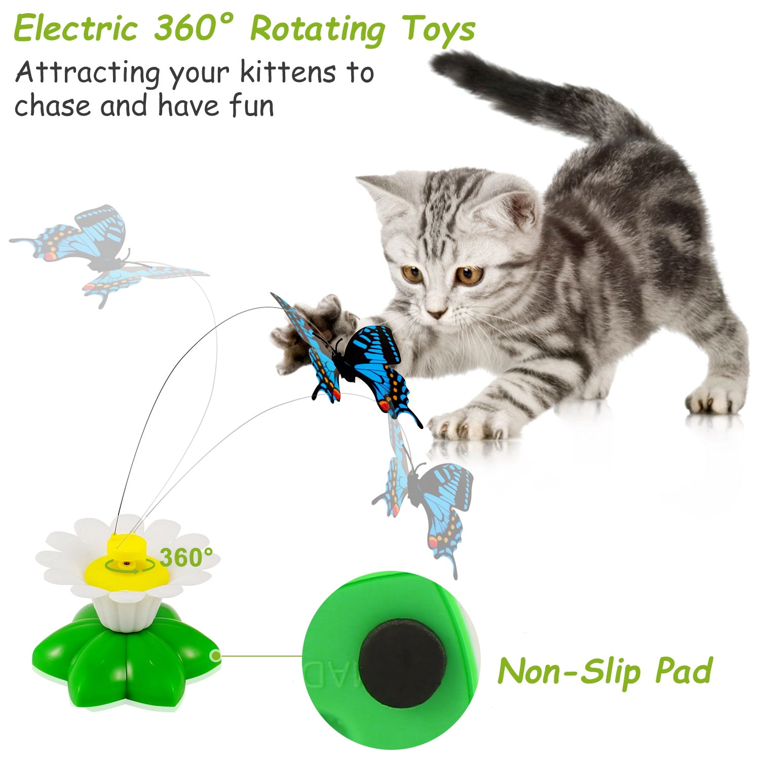 GBruno 4-Layer Interactive Cat Track Tower Toy