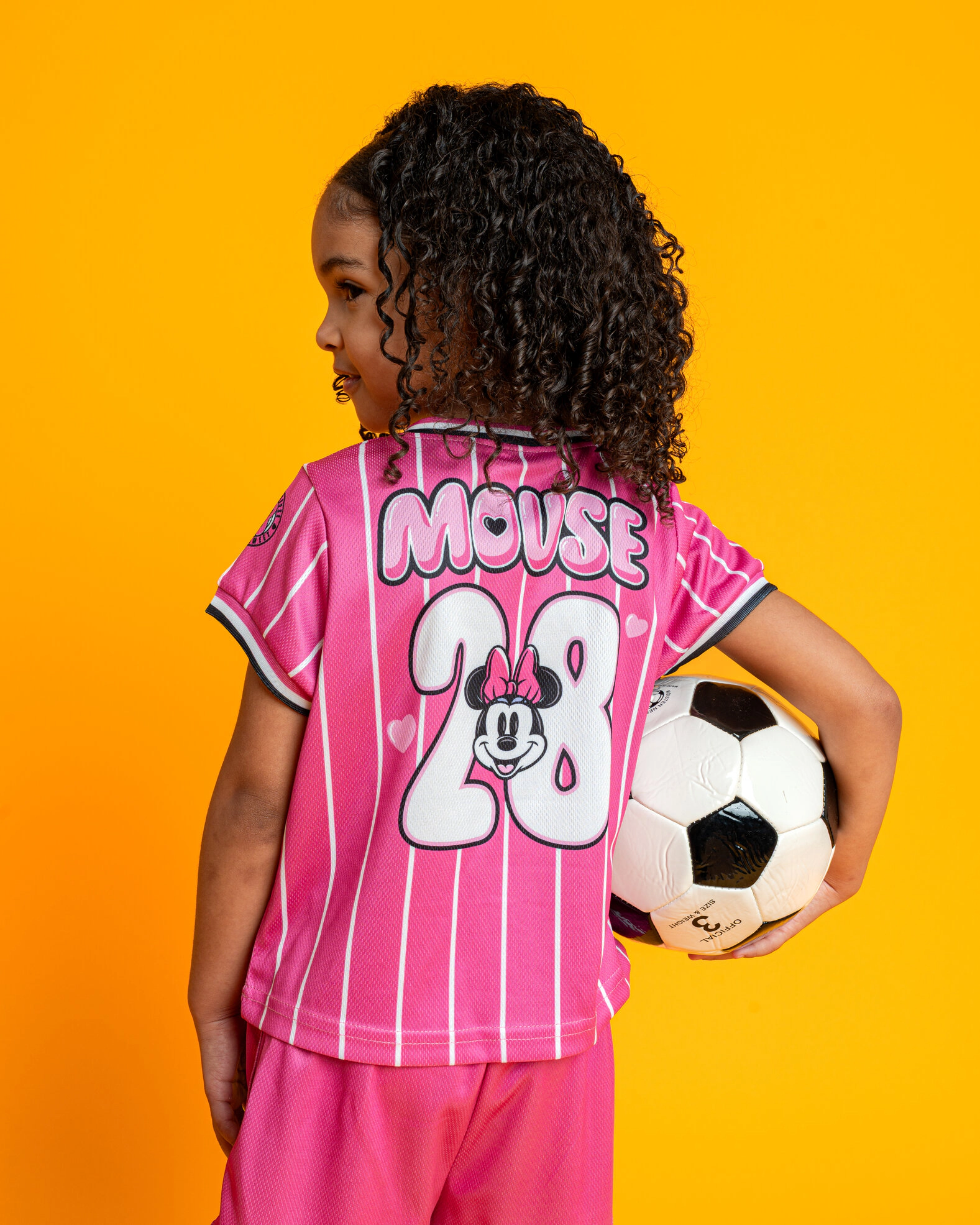 Disney Girls' Soccer 2-Piece T-Shirt and Shorts Set
