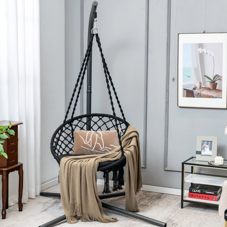 Hivvago Cushioned Hammock Swing Chair With Hanging Kit