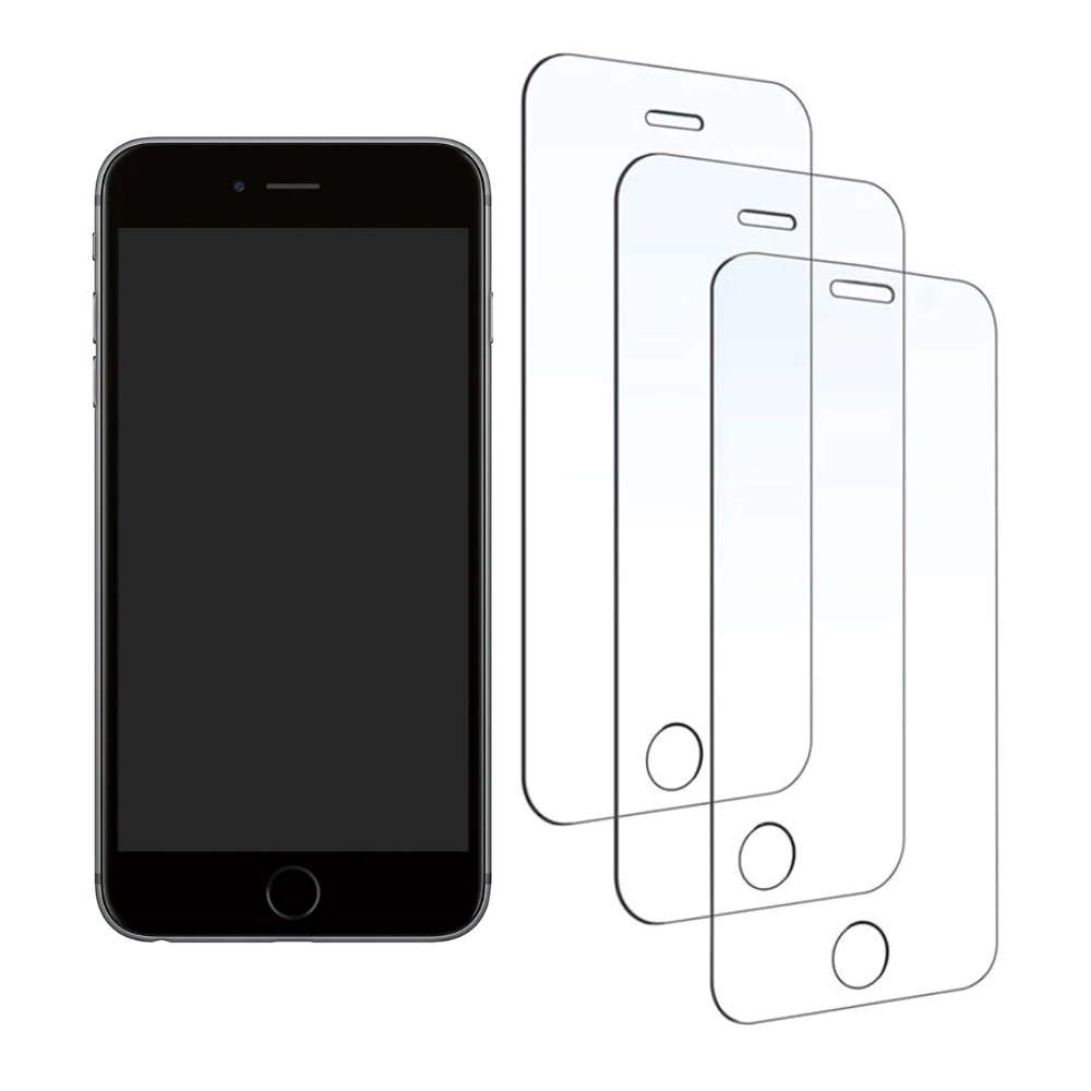 Qixxronics for iPhone SE 3 / SE 2 Screen Protector, [3-Pack] Tempered Glass Screen Protector Film 4.7"
