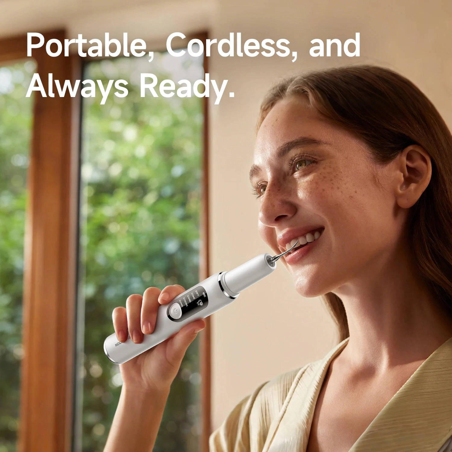 Curvy Moon T6 Ultrasonic Tooth Cleaner - Smart Dental Plaque Remover