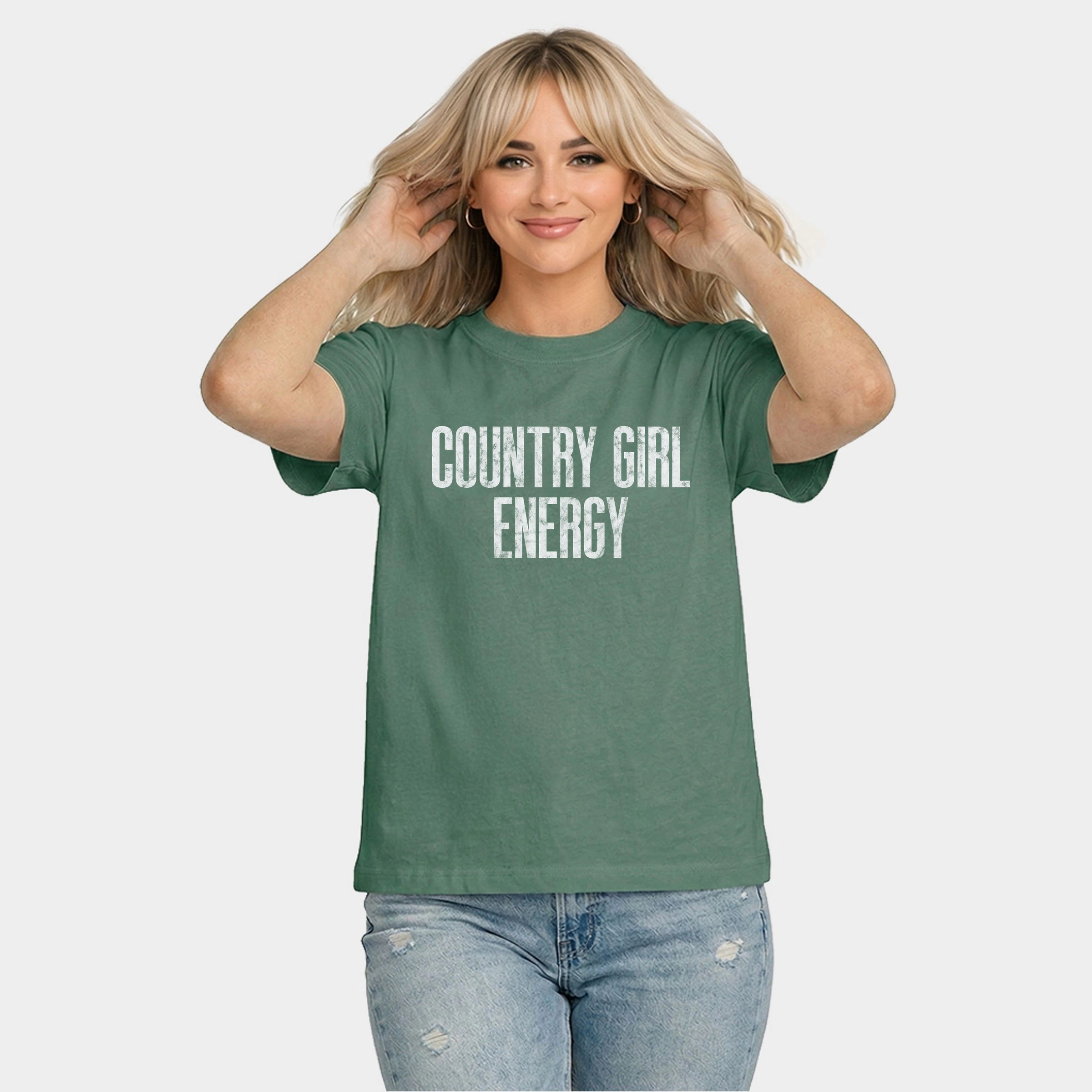 Simply Sage Market - Women's Relaxed Boxy Tee Country Girl Energy