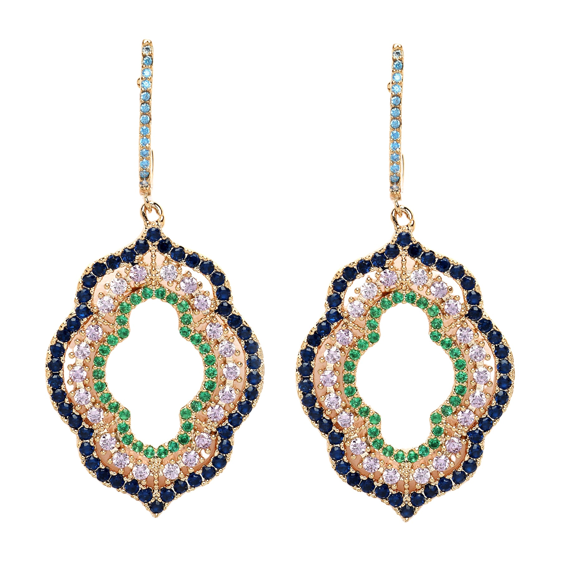 AGP PARIS Womens Diva Cloud Drop Earrings