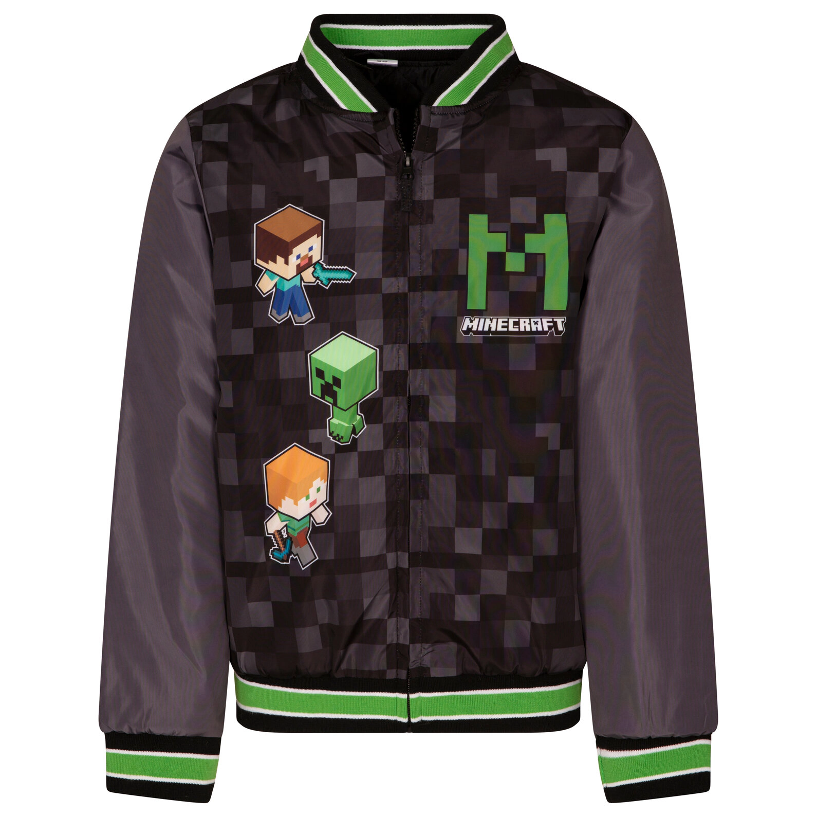 Minecraft Boys' Varsity Bomber Jacket