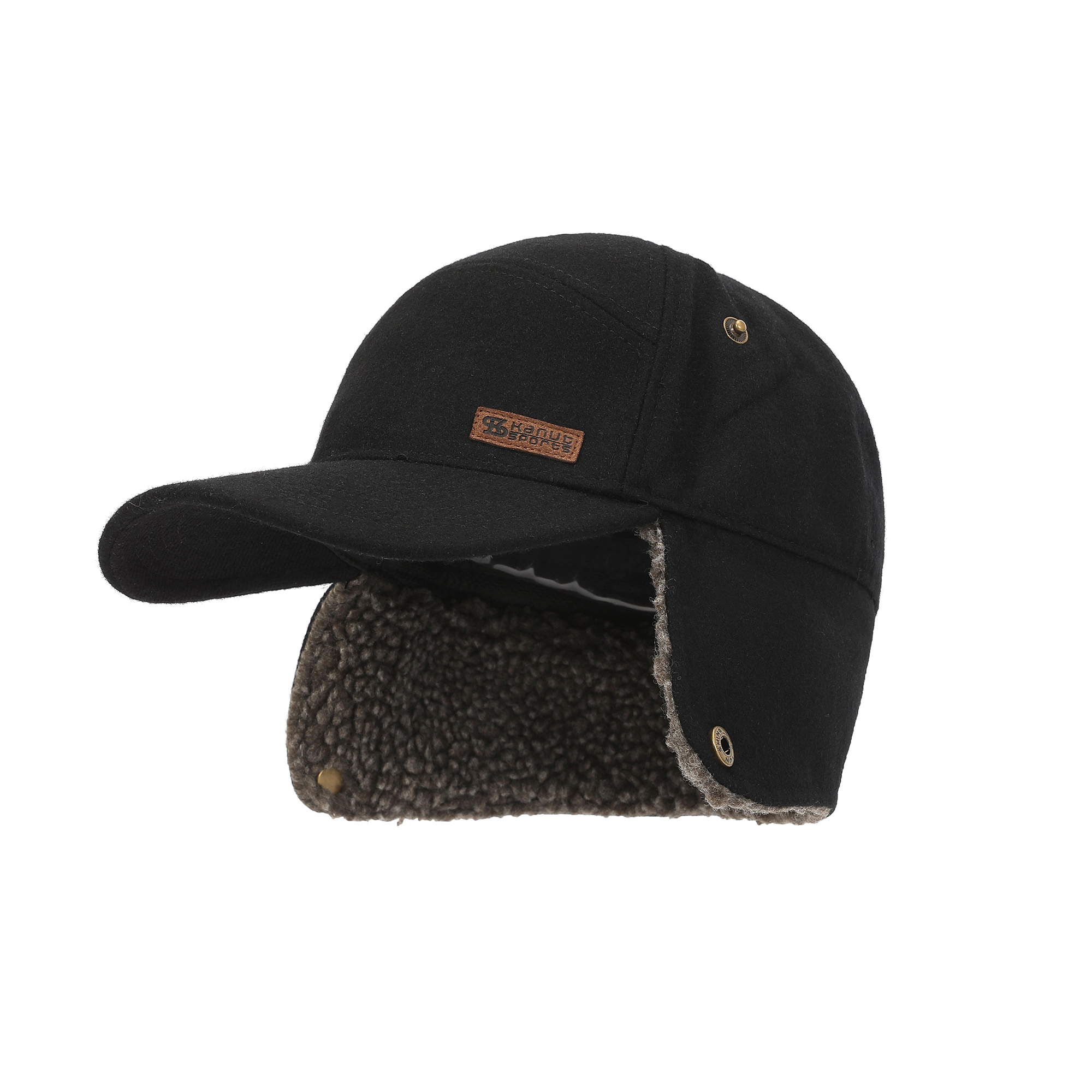 Kanut Sports York Wool Camper - Unisex Midweight Earflap Hat