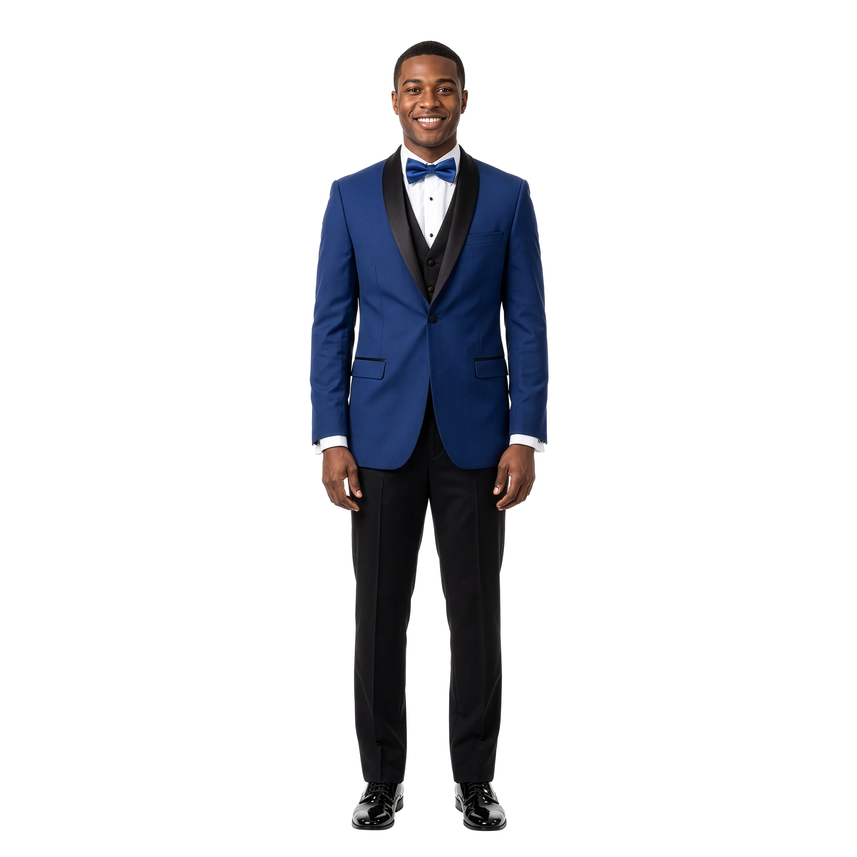 Bryan Michaels Mens 3 Piece Shawl Lapel Tuxedo Set