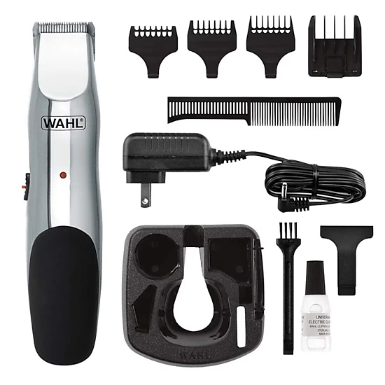 Wahl Groomsman Beard and Mustache Trimmer - Rechargeable Grooming Kit ...
