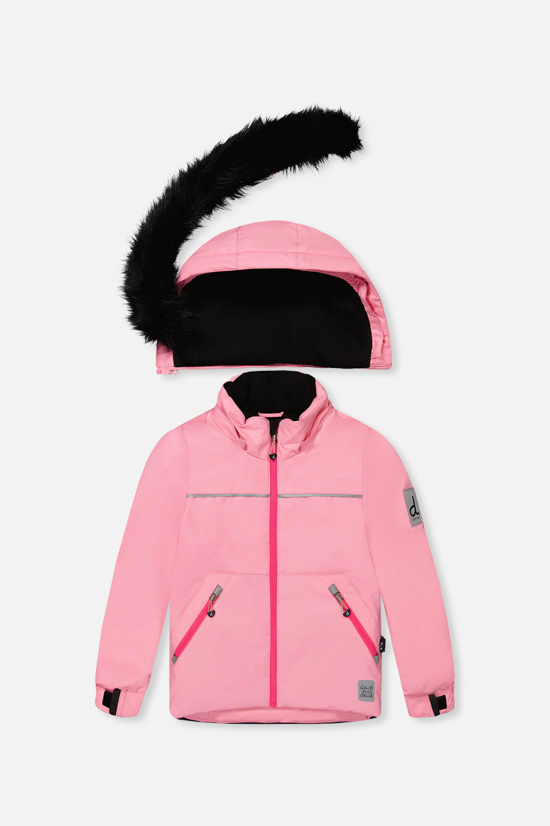 Deux par Girls Two Piece Discover Snowsuit with Hooded Jacket and Snow Pants