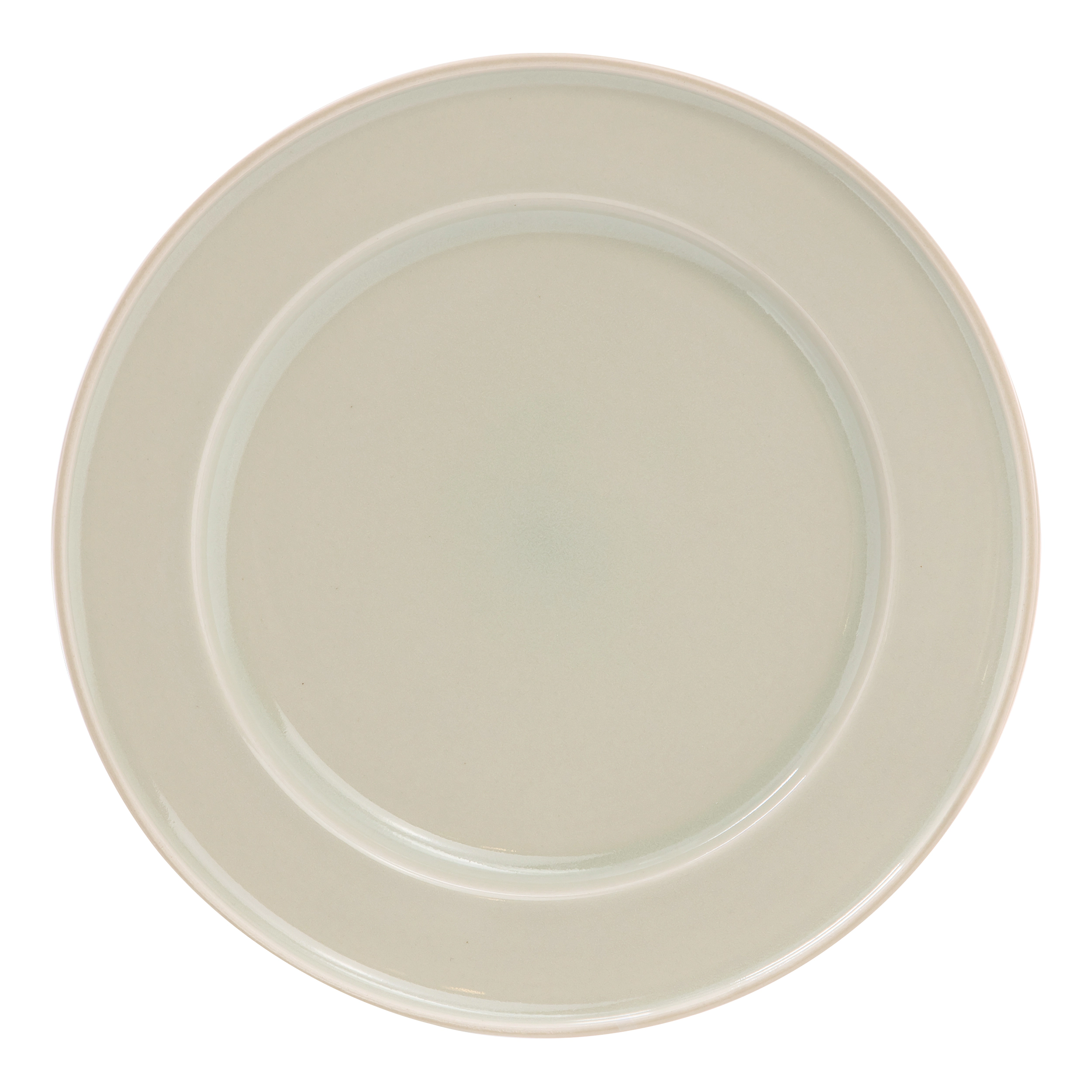 Gibson Home Hometown Diner 8 Piece 11 Inch Dinner Plate Set in Banded Green