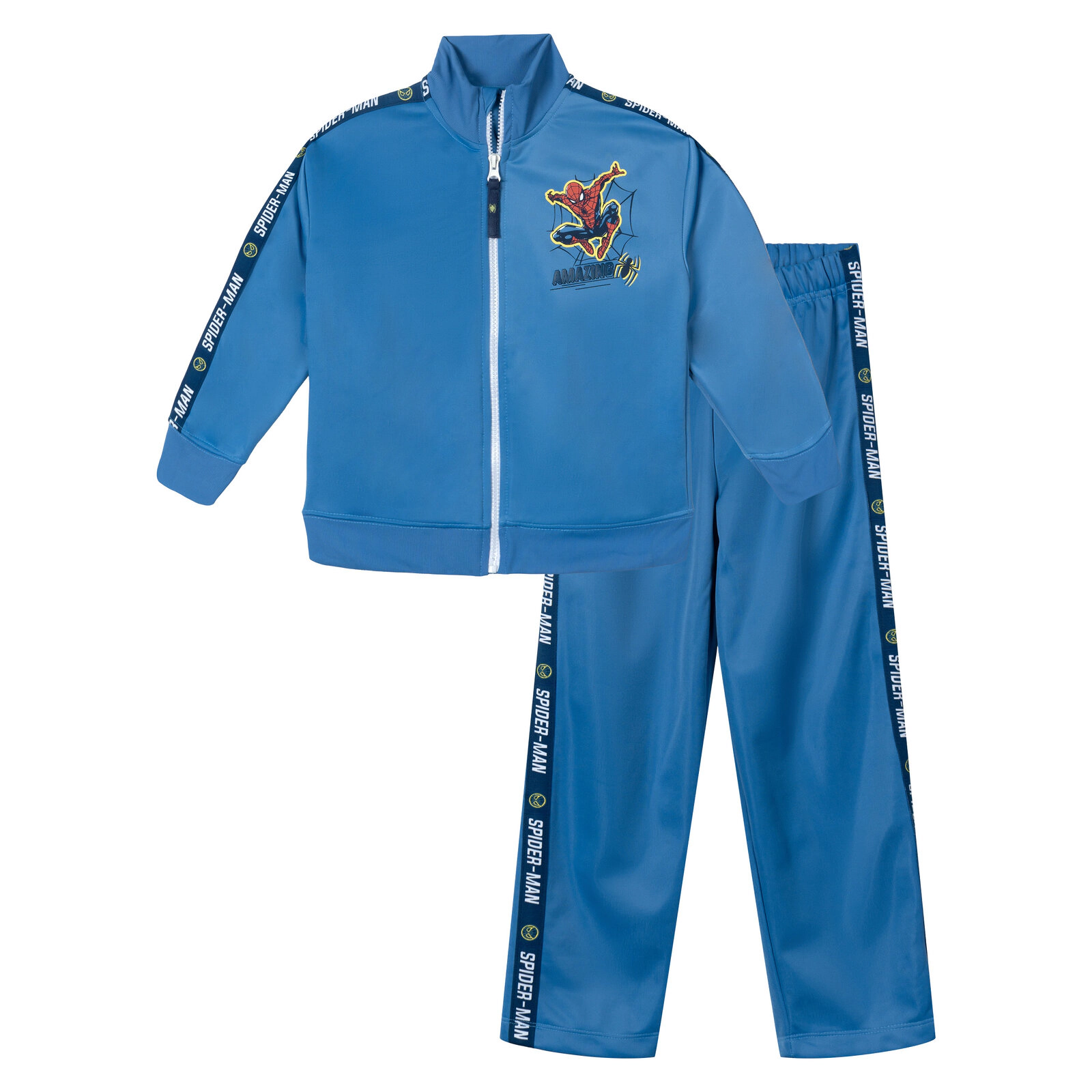 Marvel Spider-Man Boys' Athletic Tricot Jacket and Pants Set