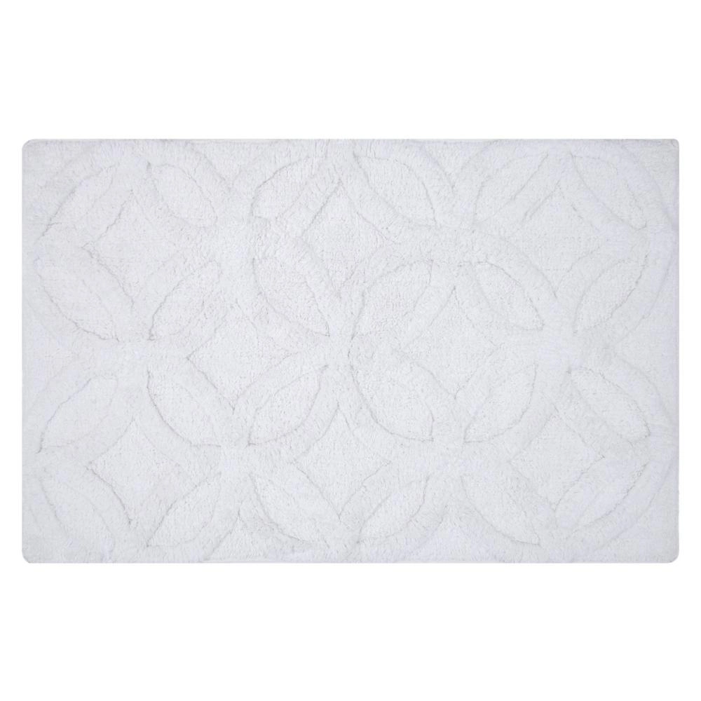 Arch Bath Rug 220 GSF Soft Plush Cotton Non Skid Back By Knightsbridge