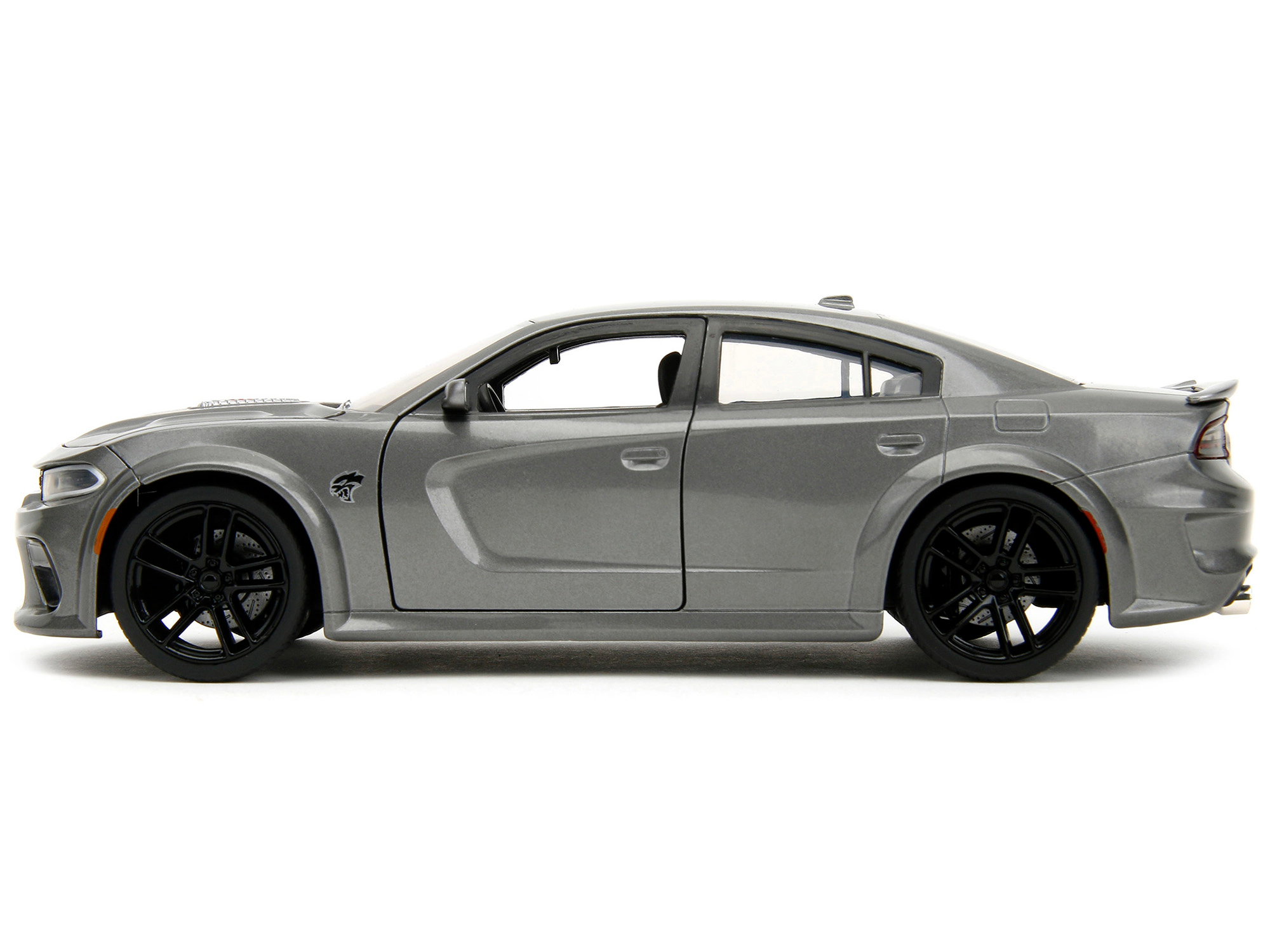 Jada 2021 Dodge Charger SRT Hellcat Gray Metallic "Fast X" (2023) Movie "Fast & Furious" Series 1/24 Diecast