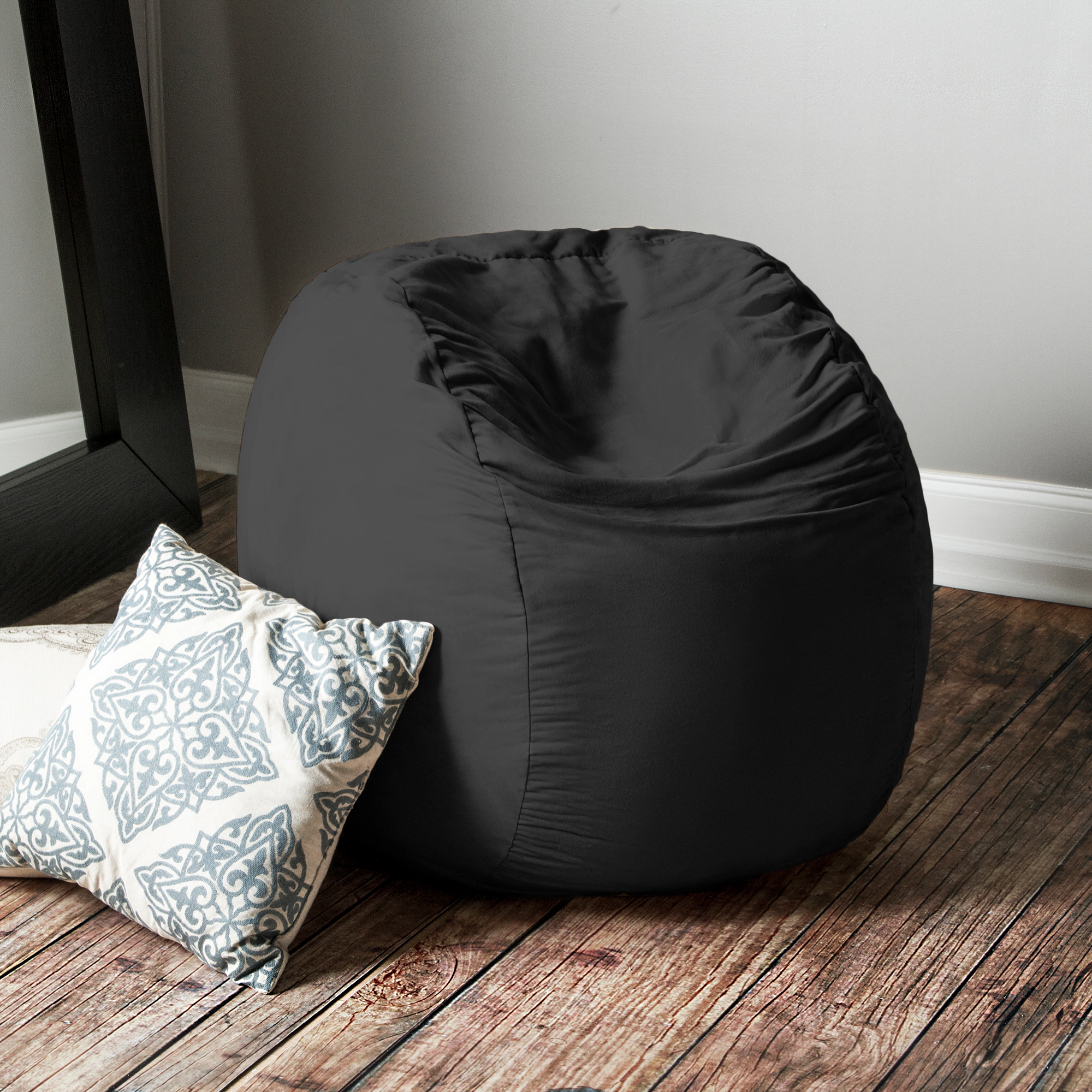 Jaxx Saxx 3 Foot Bean Bag Chair with Removable Cover