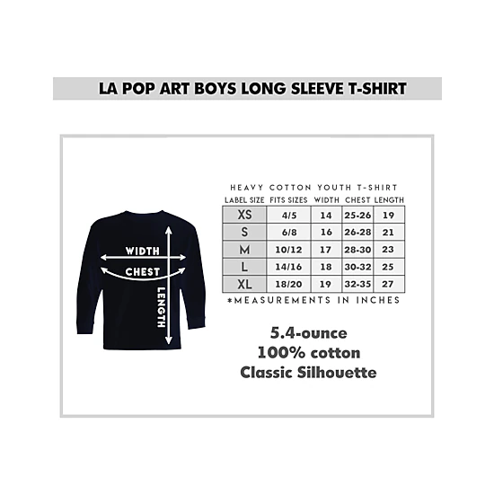 LA Pop Art Boys Long Sleeve T-Shirt - Americana Sunglasses