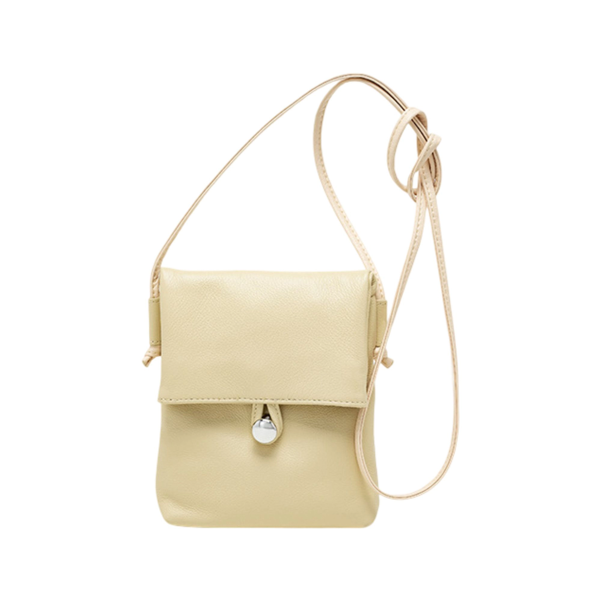 Alilang Women's Leather Phone Crossbody Bag with Flap Closure Slim Wallet Design and Adjustable Strap