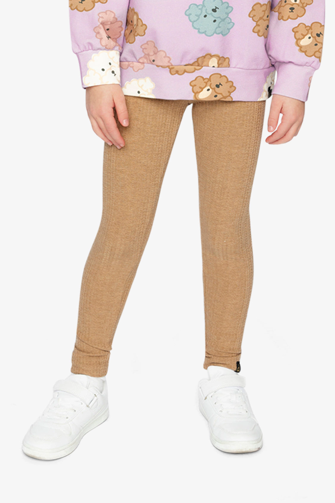 Deux par Girls Chevron Jacquard Knit Leggings