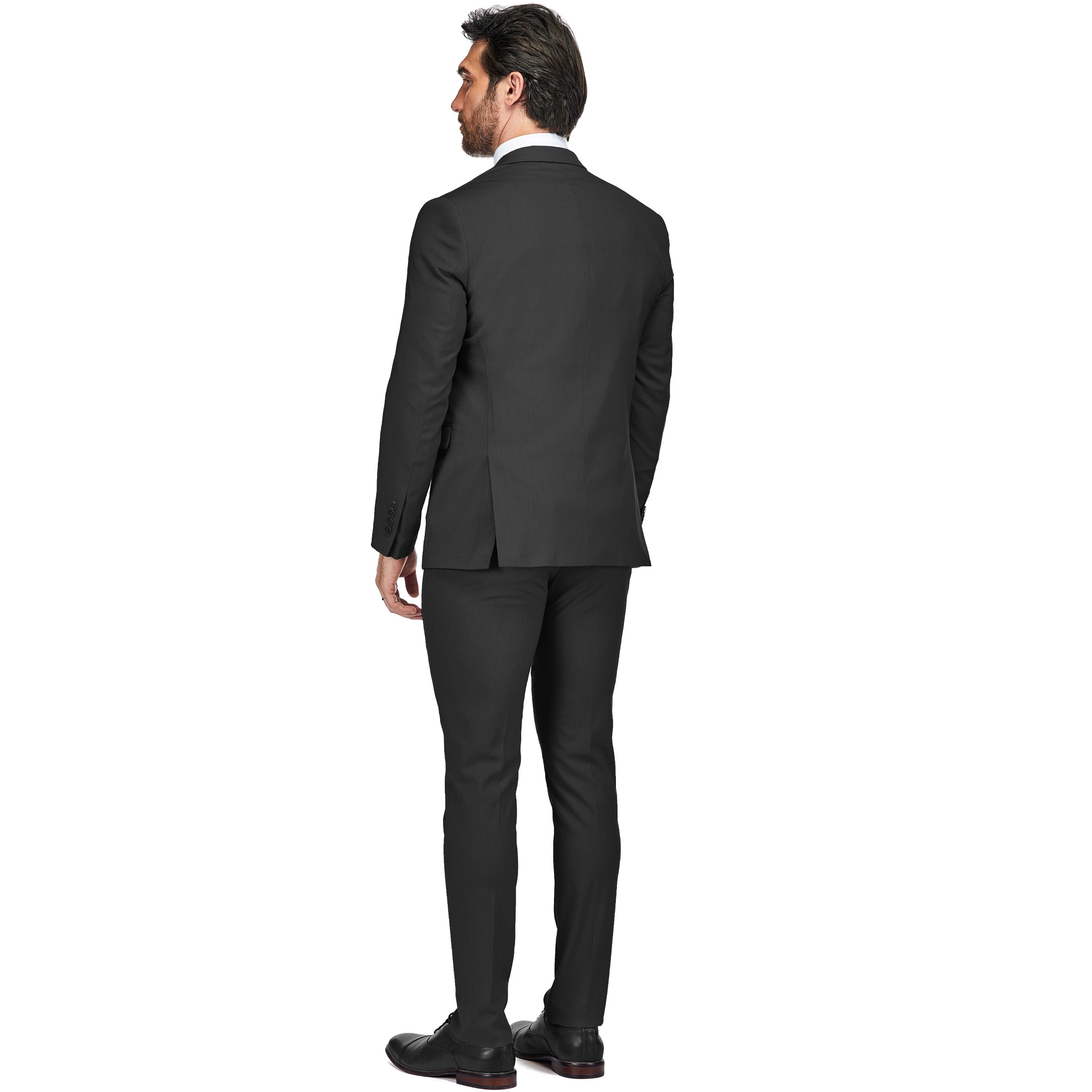 Gino Vitale Men's Skinny Fit 3-Piece Suit
