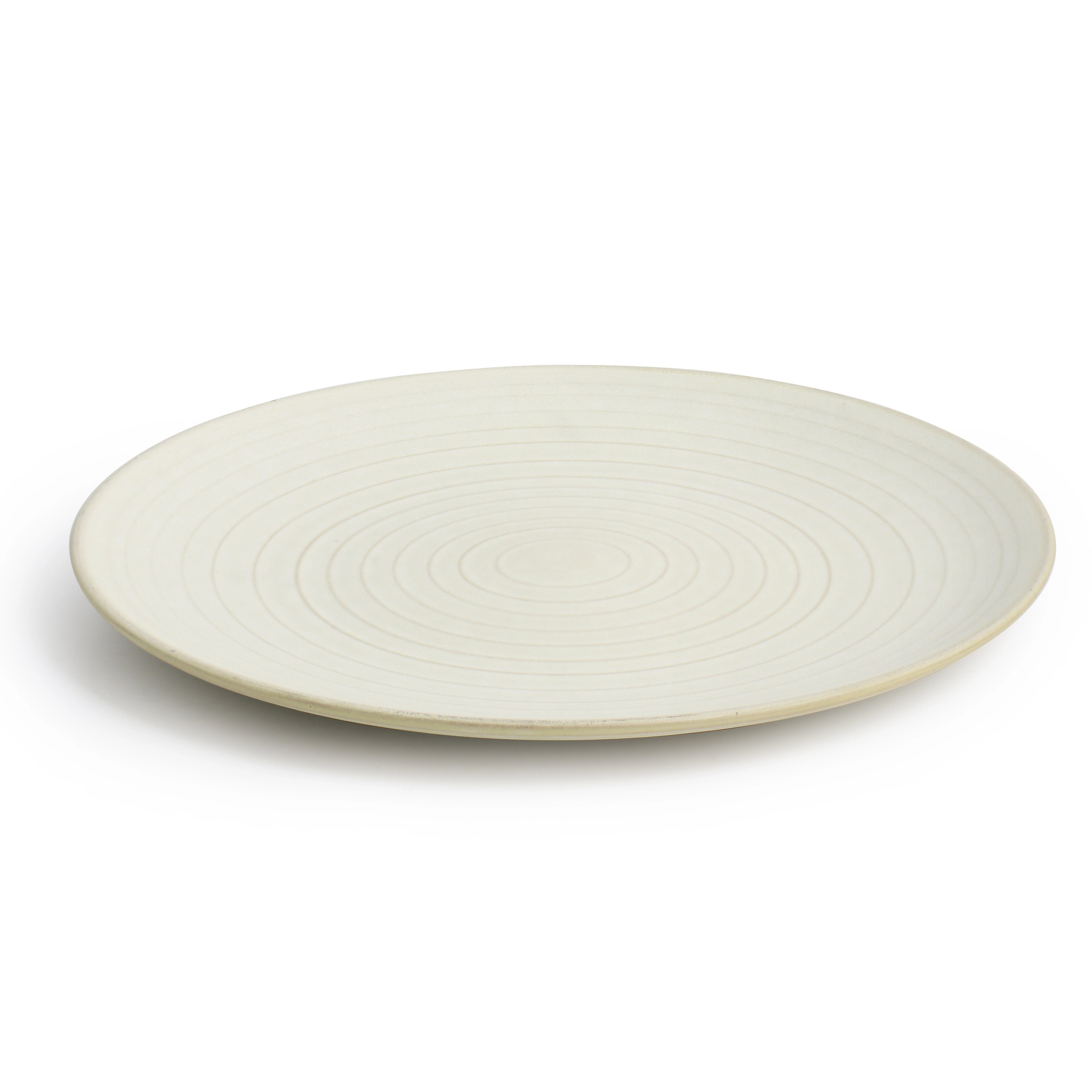 Gibson Elite 12 Piece Dreamweaver Round Earthenware Dinnerware Set in Matte White