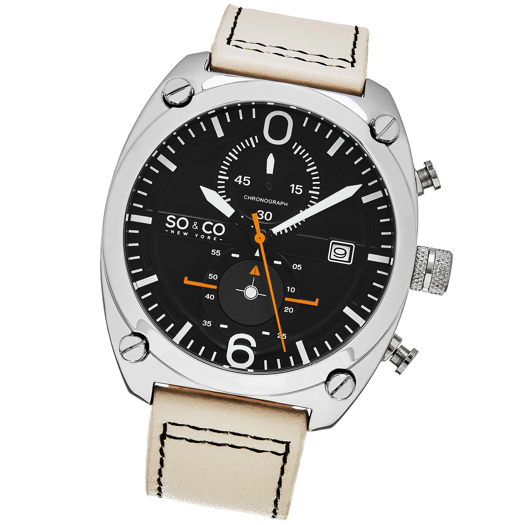 SO&CO 5285 44mm Classic Quartz Watch
