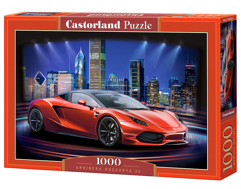 CASTORLAND 1000 Piece Jigsaw Puzzles, Arrinera Hussarya 33, Sport car, Mobility, Fast car, C-104024-2