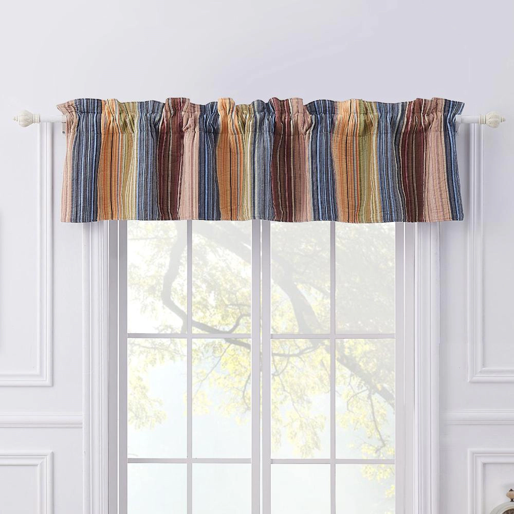 Greenland Home Fashion Katy Window Valance - Multi 84x21"