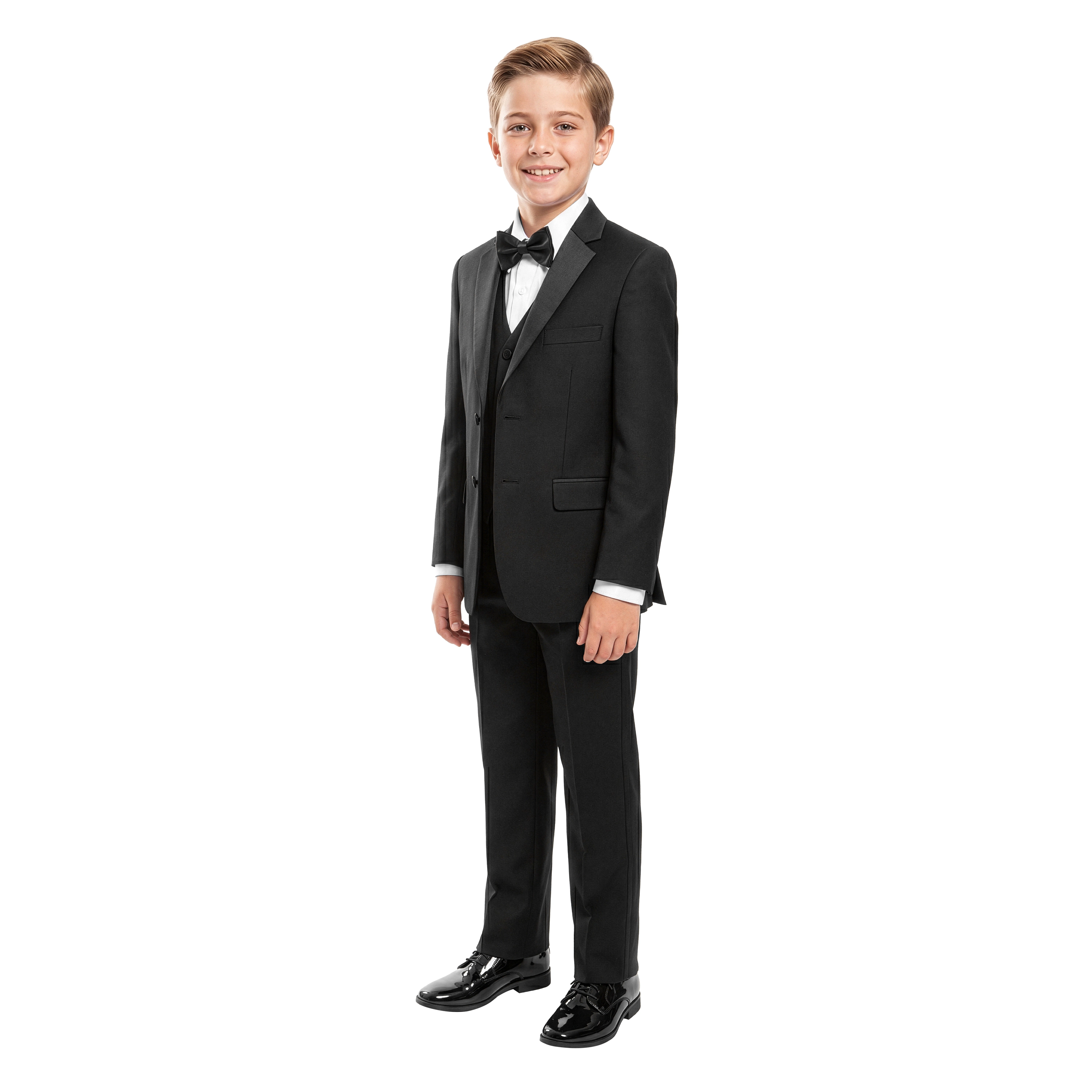 Tazzio Little & Big Boys 5-Pc. Solid Tuxedo Set