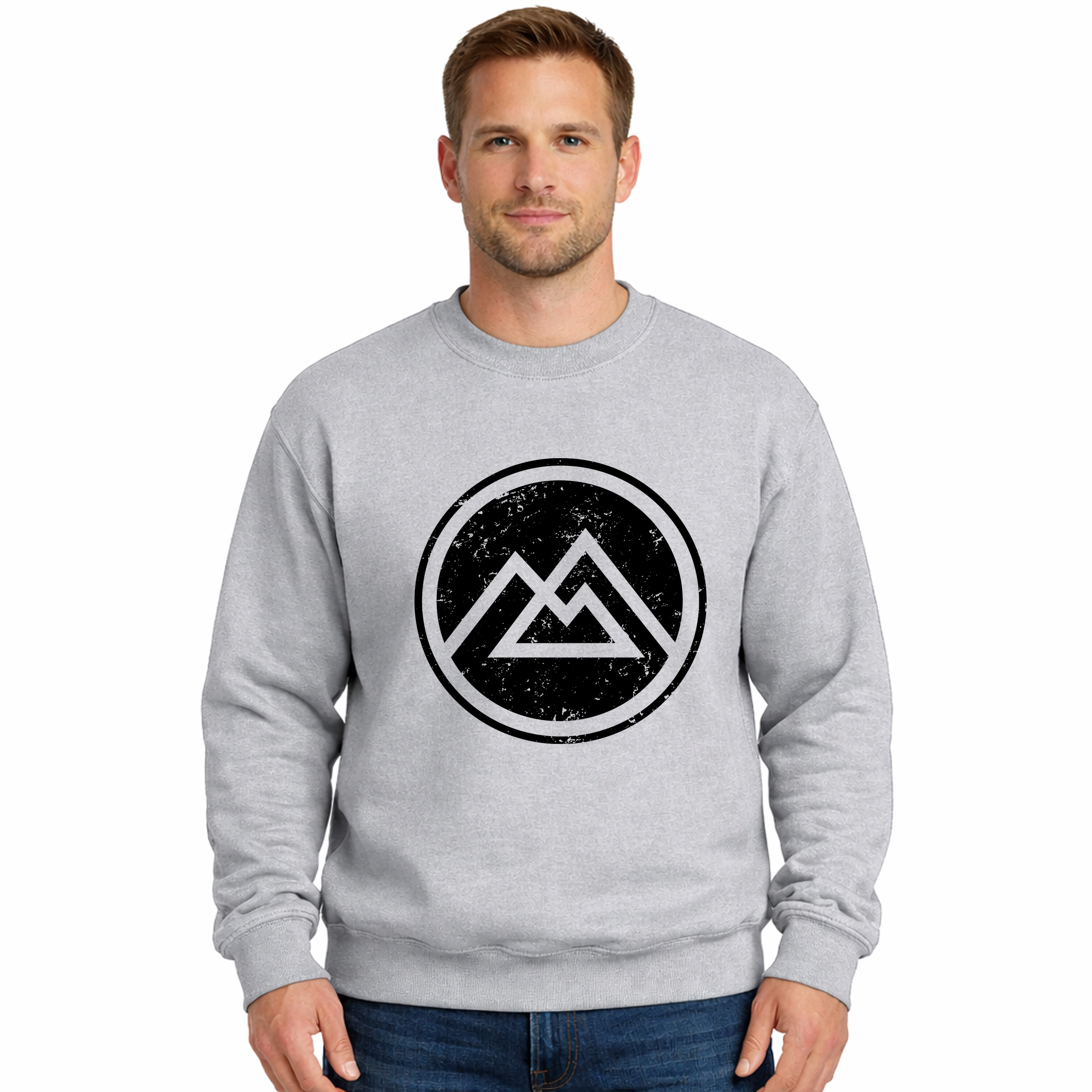 Simply Sage Market - Mountain Peak Men's Graphic Sweatshirt