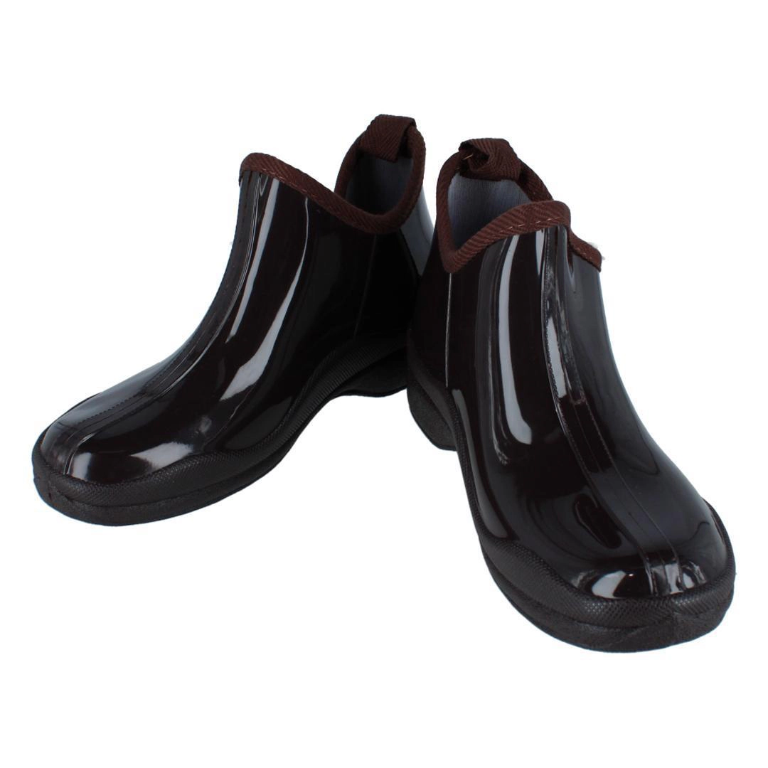 CTM Women's Solid Ankle Height Garden Rain Boots