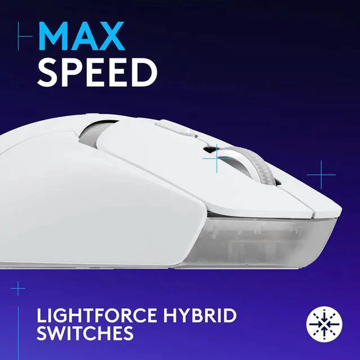 Logitech G309 Lightspeed Wireless Gaming Mouse, Lightweight, LIGHTFORCE Switches, Hero 25K Sensor, 300+ hr Battery, 6